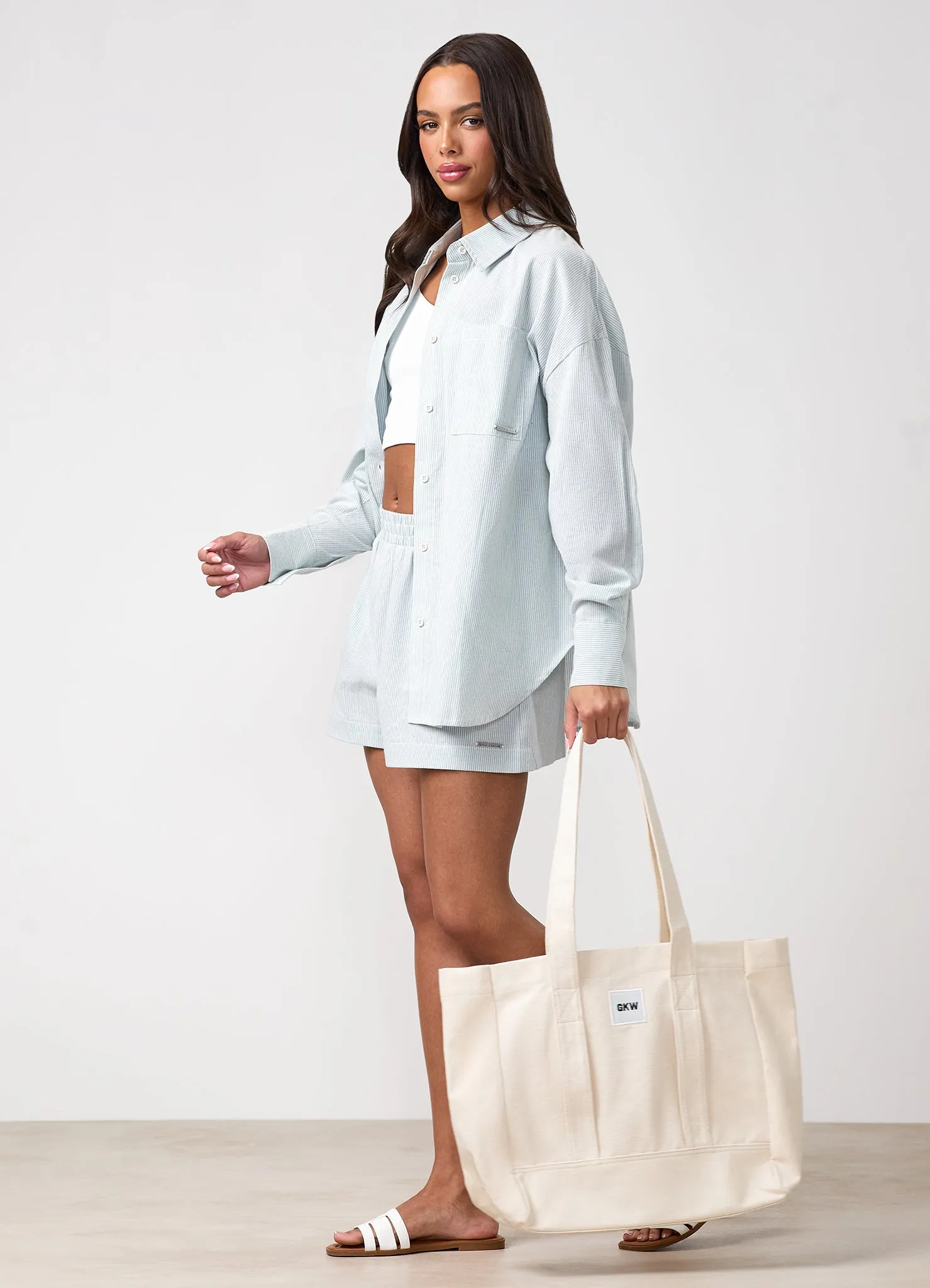 GKW Badge Tote - Light Beige sold by The Gym King product image thumbnail 5