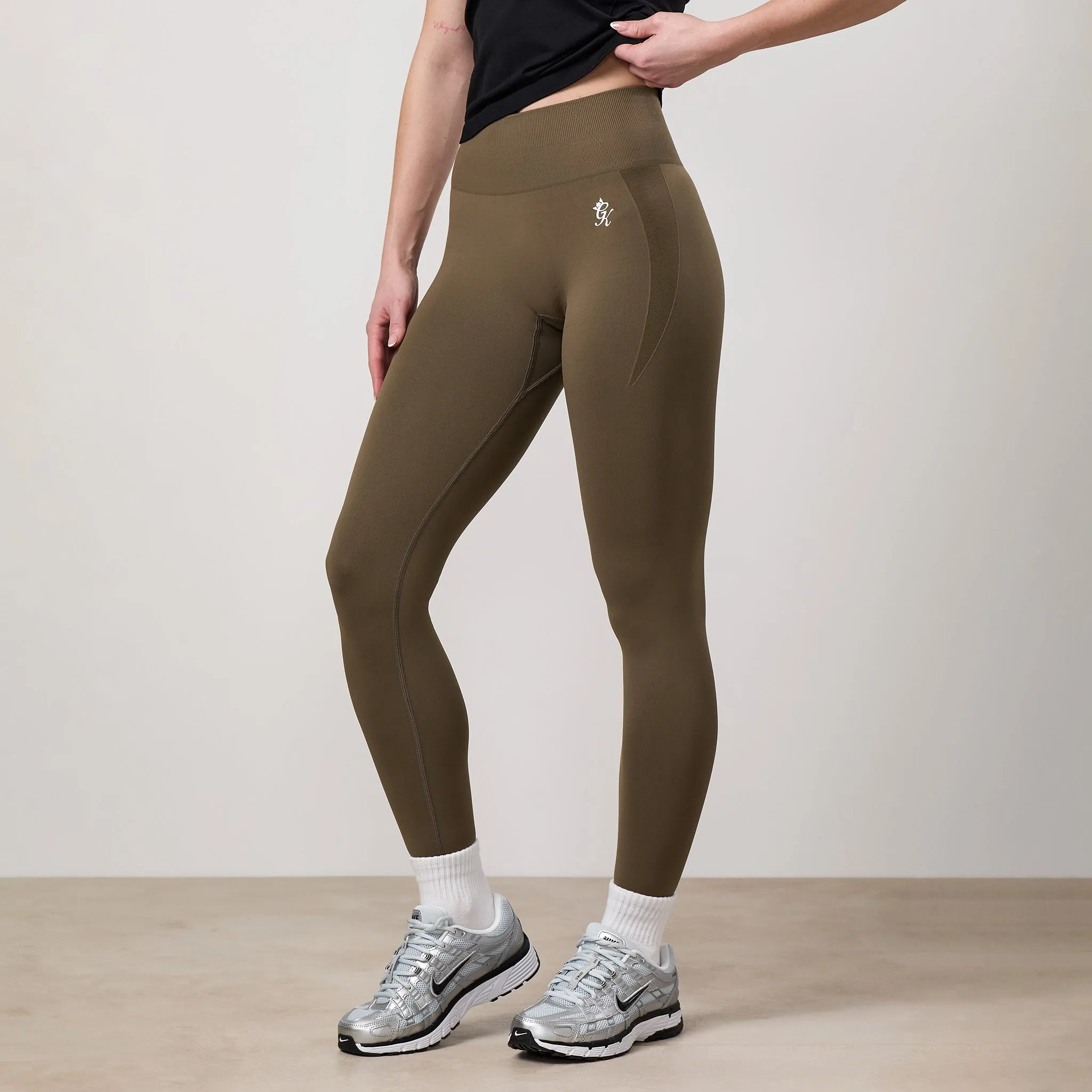 Gym King Power Lightweight Seamless Legging - Mosswood sold by The Gym King product image thumbnail 2