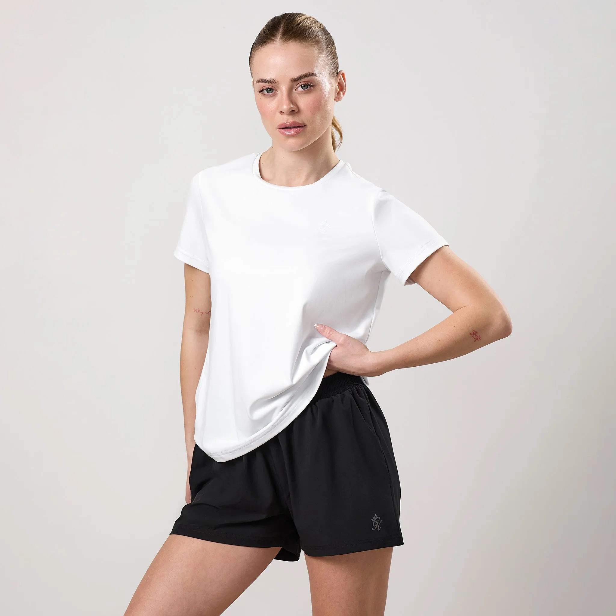 Gym King Victory Performance Tee - White sold by The Gym King product image thumbnail 2