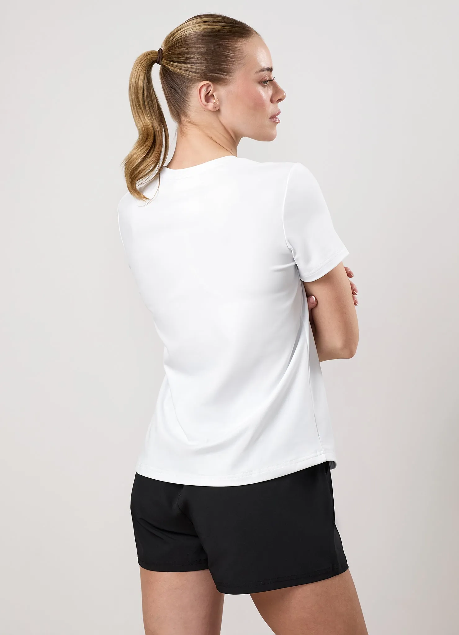 Gym King Victory Performance Tee - White sold by The Gym King product image thumbnail 4