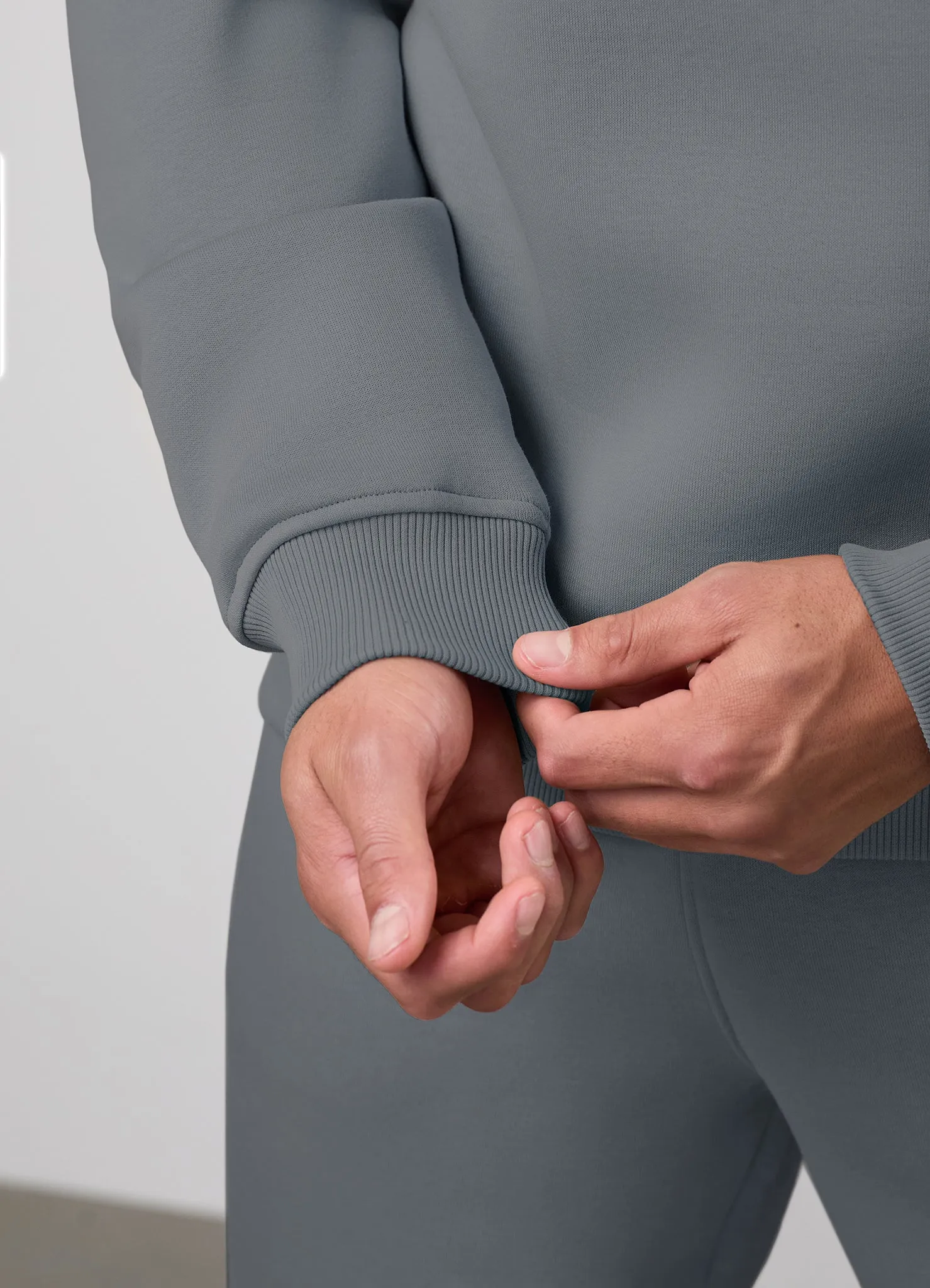 Gym King Fundamental Linear 1/4 Zip Funnel - Mountain Slate sold by The Gym King product image thumbnail 5