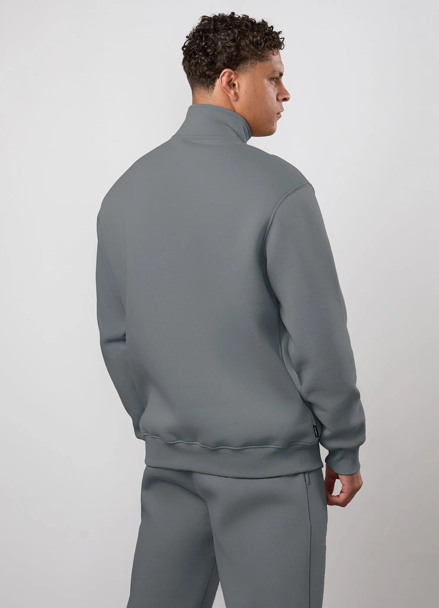 Gym King Fundamental Linear 1/4 Zip Funnel - Mountain Slate sold by The Gym King product image thumbnail 3