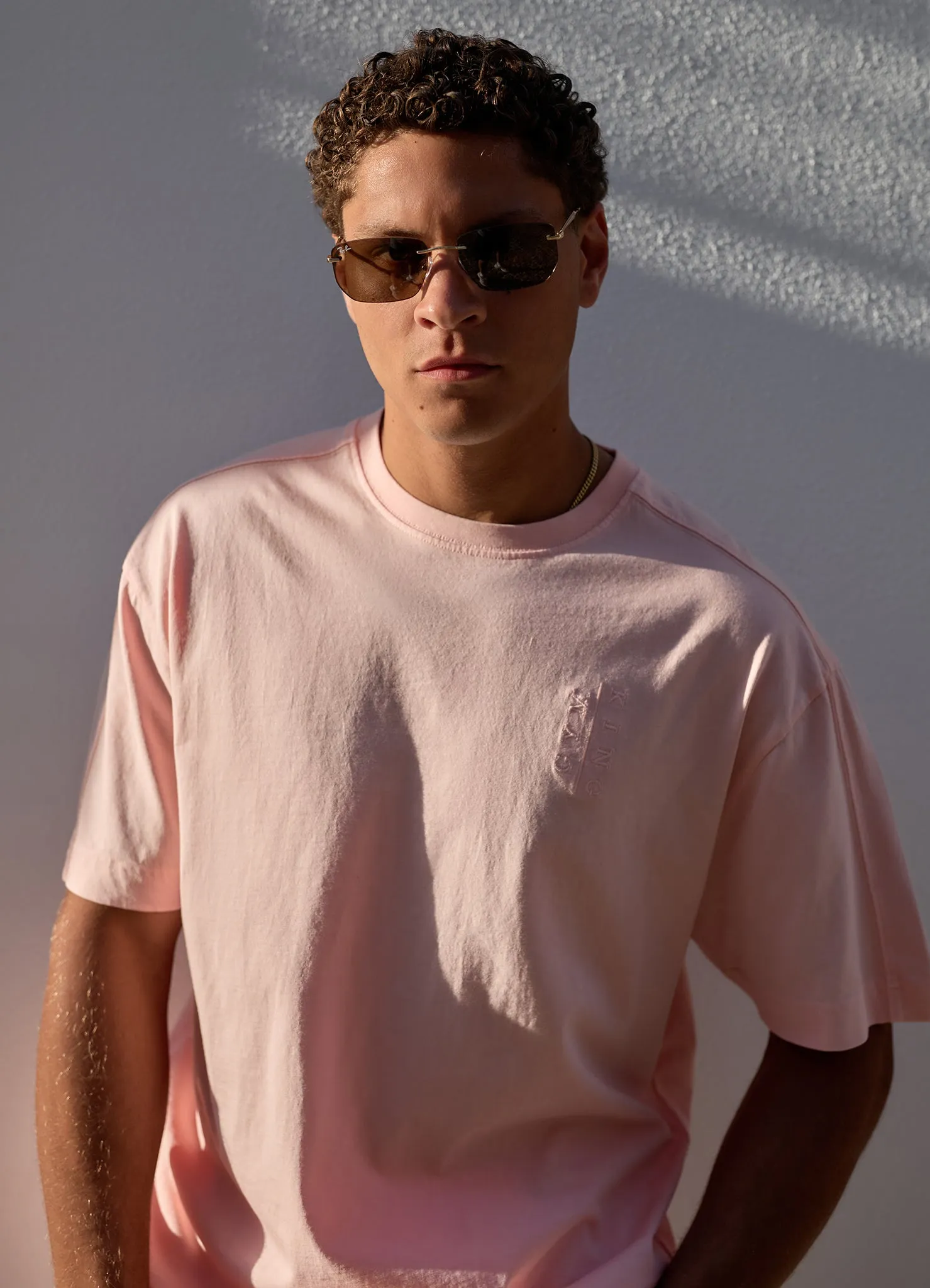 Gym King Roam Washed T-Shirt - Faded Coral sold by The Gym King product image thumbnail 3