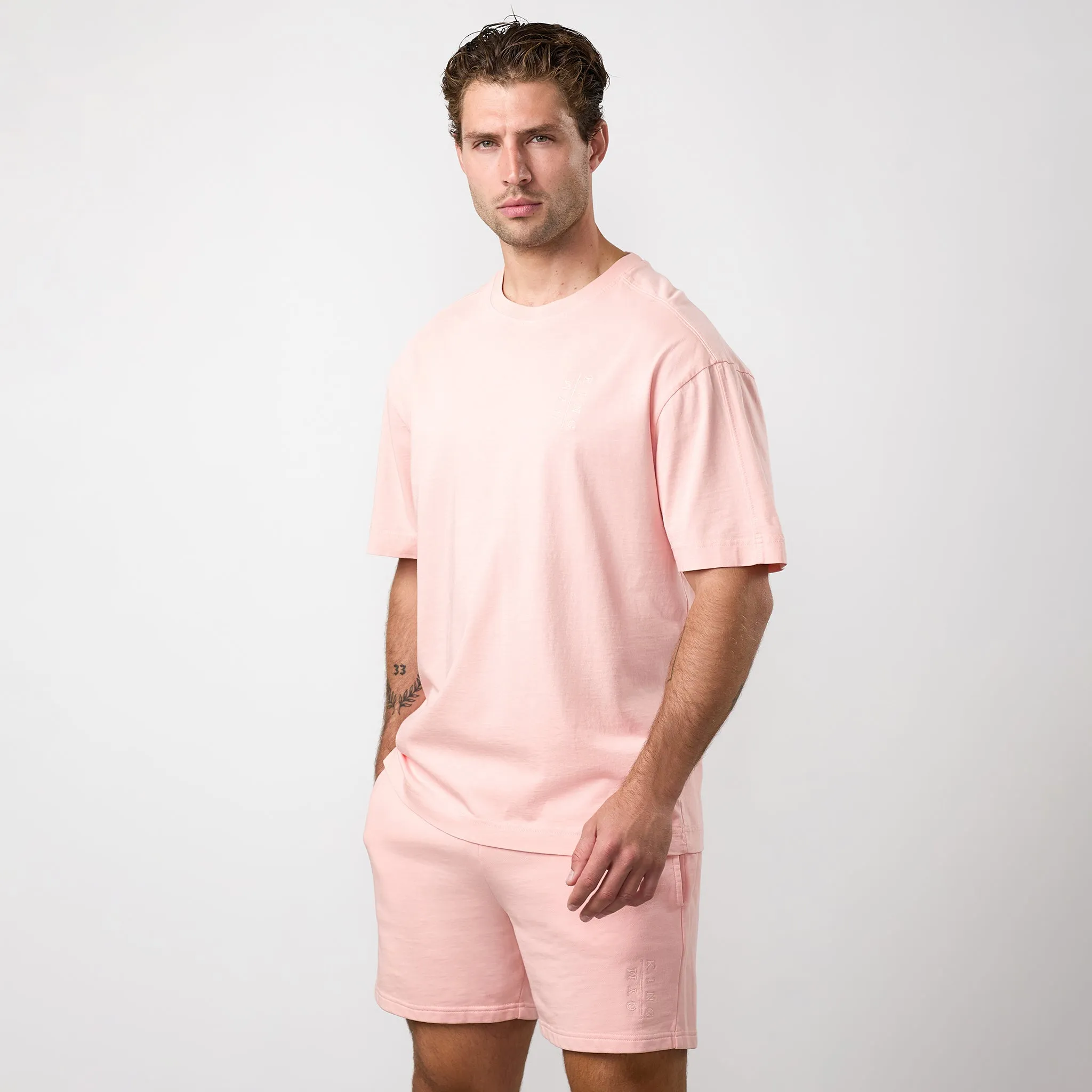 Gym King Roam Washed T-Shirt - Faded Coral sold by The Gym King product image thumbnail 2