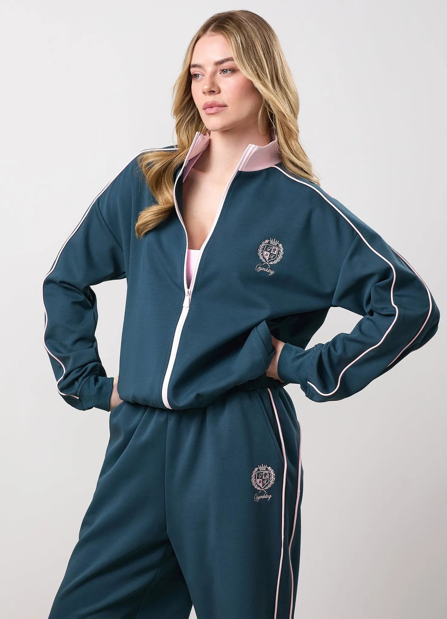 Gym King Heritage Track Tracksuit Set - Classic Teal sold by The Gym King product image thumbnail 3