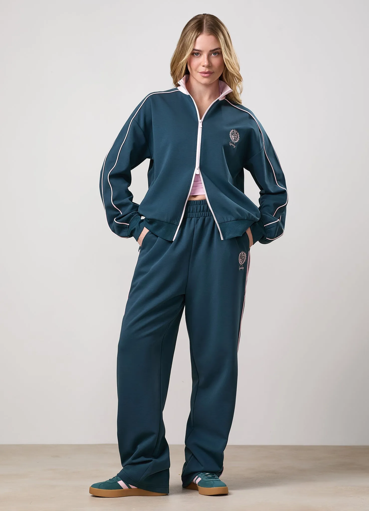 Gym King Heritage Track Tracksuit Set - Classic Teal sold by The Gym King product image thumbnail 2