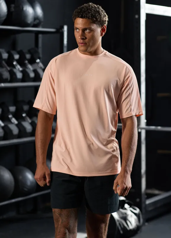Gym King Roam T-Shirt - Faded Coral made by The Gym King