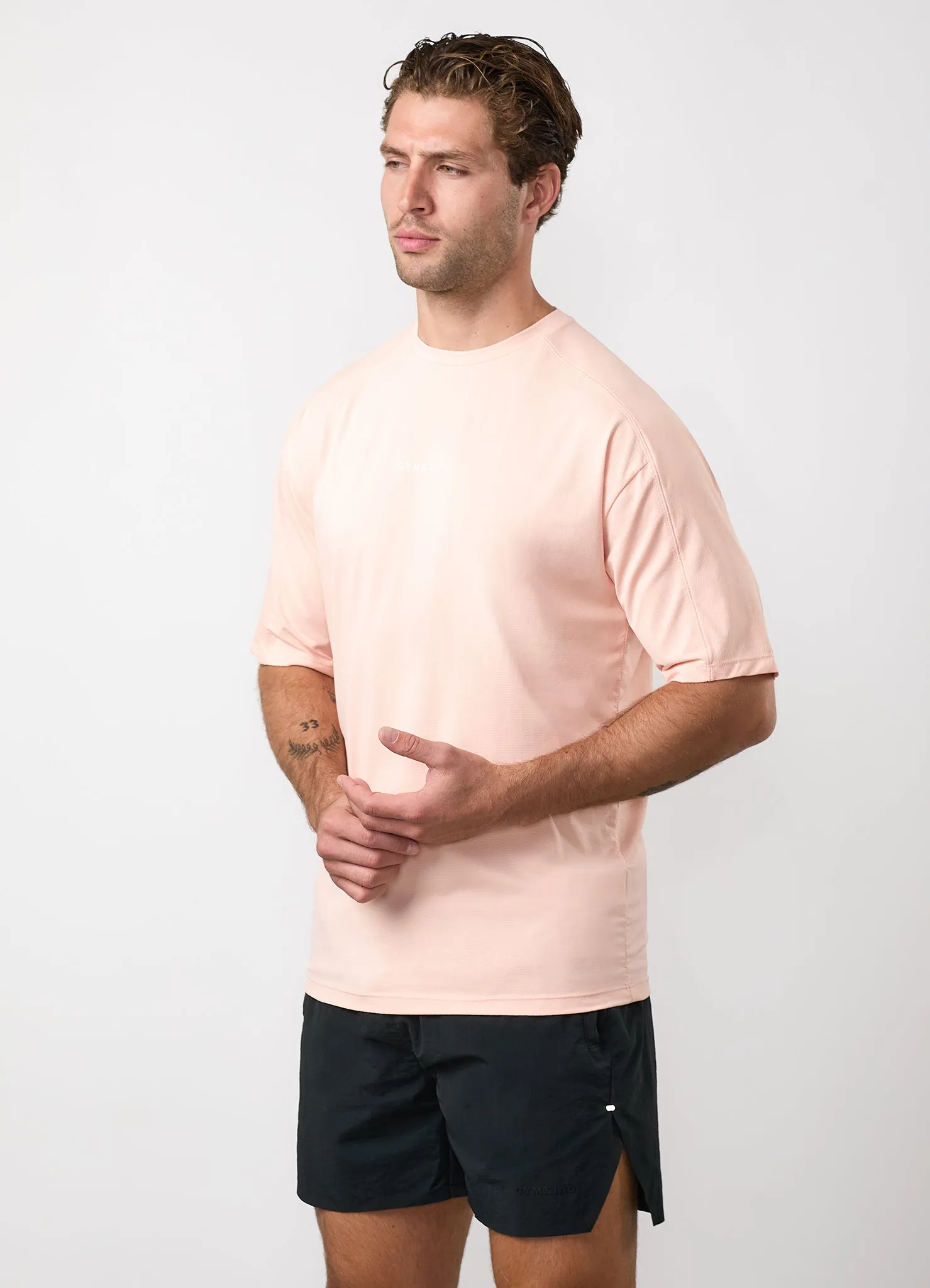Gym King Roam T-Shirt - Faded Coral sold by The Gym King product image thumbnail 5