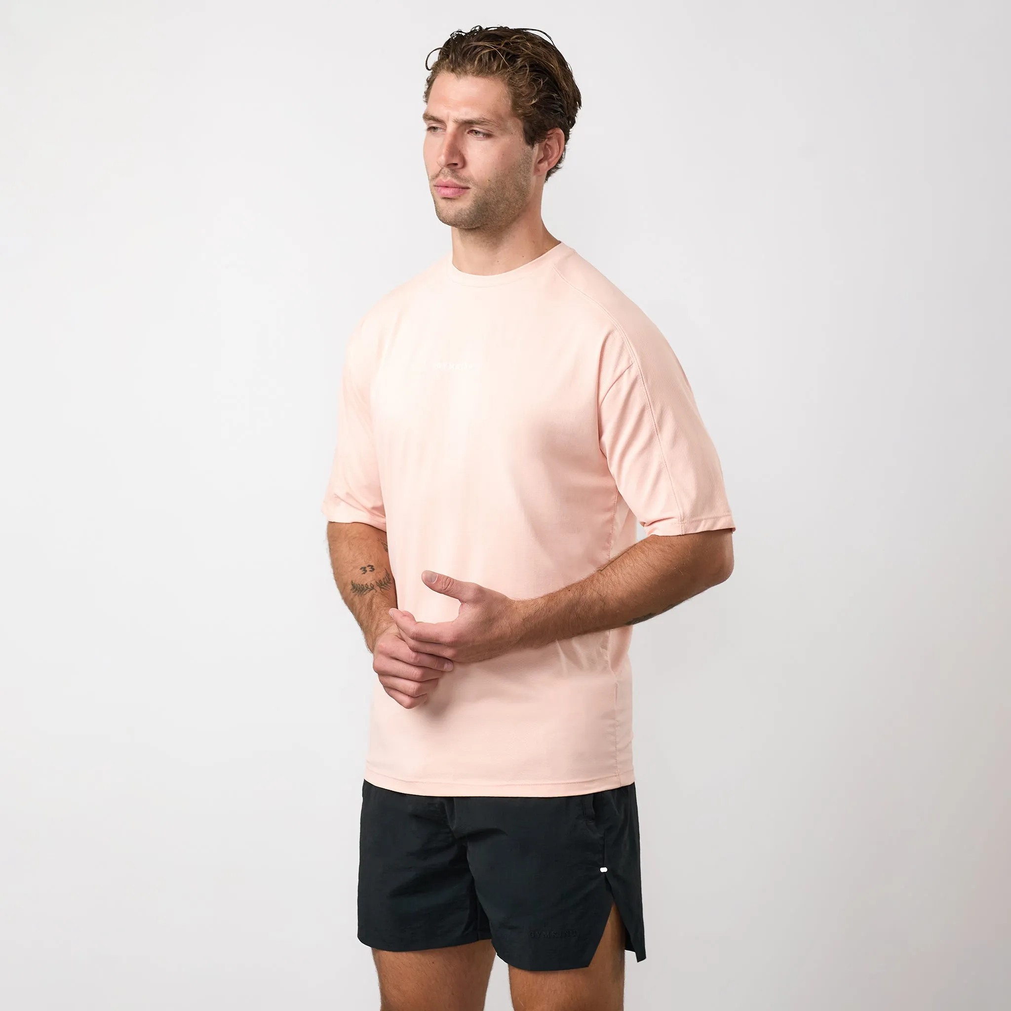Gym King Roam T-Shirt - Faded Coral sold by The Gym King product image thumbnail 2