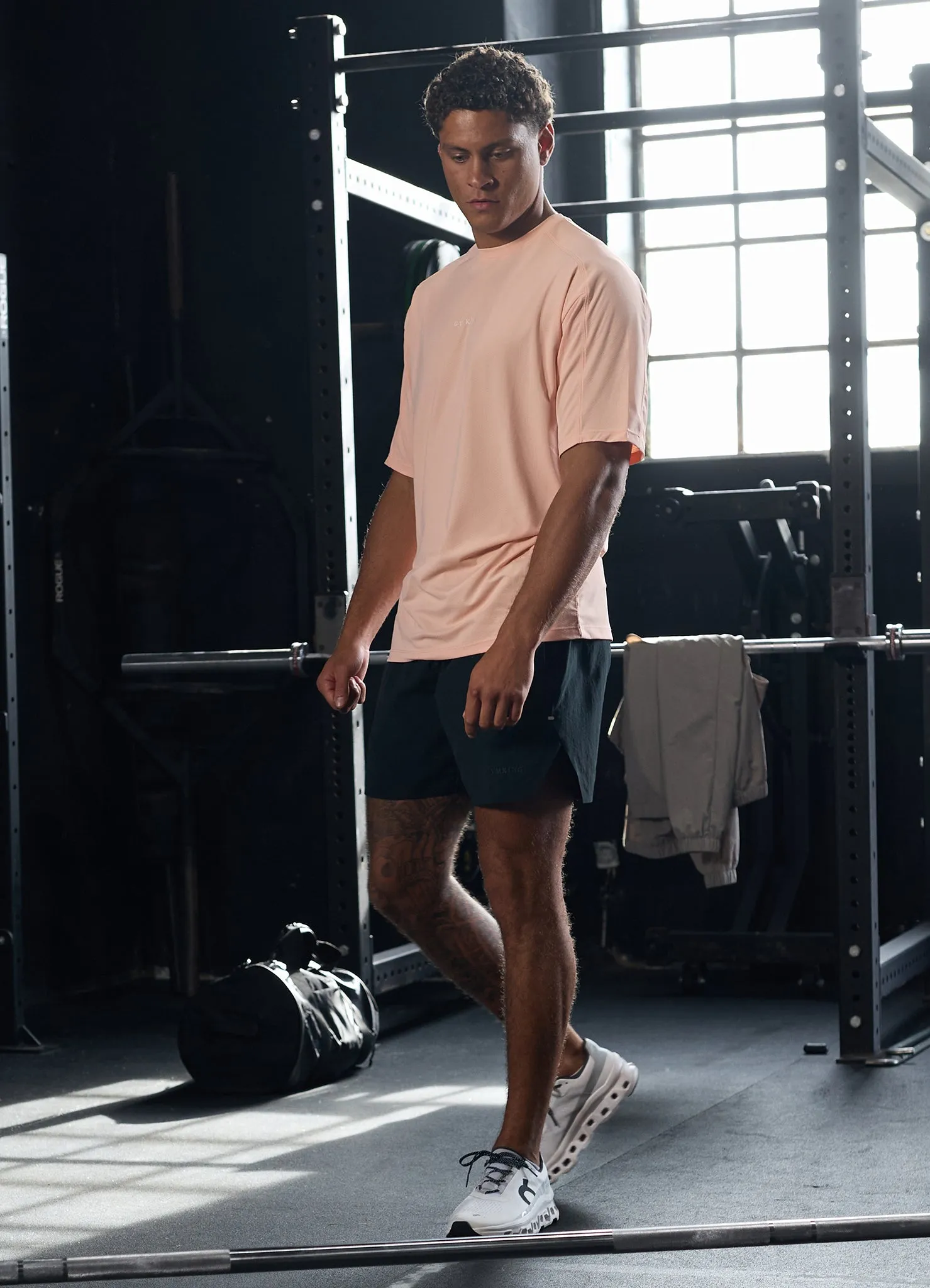 Gym King Roam T-Shirt - Faded Coral sold by The Gym King product image thumbnail 4