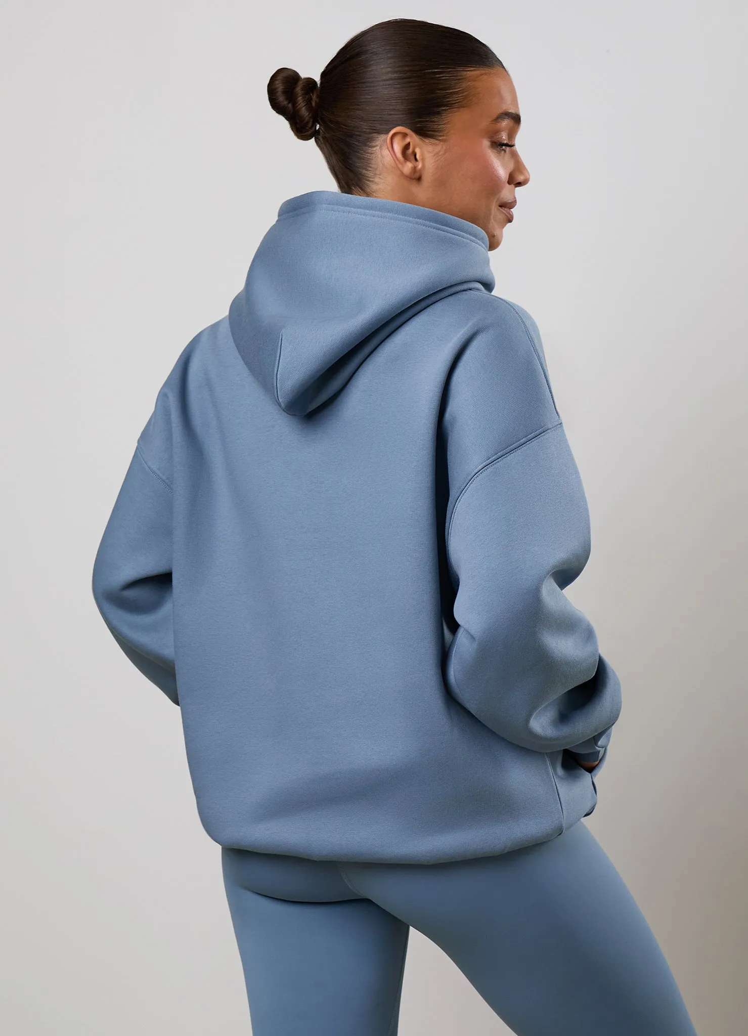 Gym King 365 Relaxed Fit Hoodie - Faded Indigo sold by The Gym King product image thumbnail 5