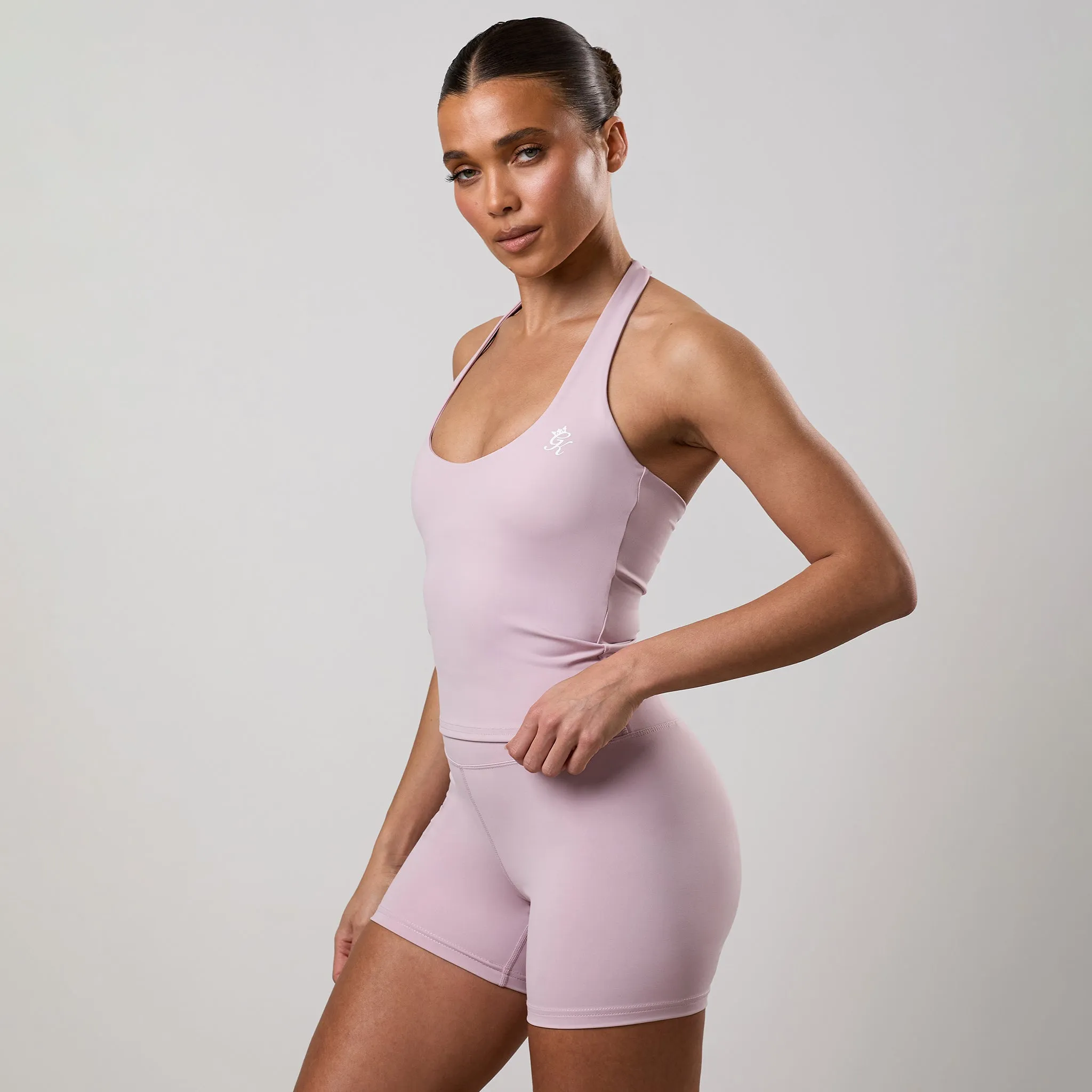 Gym King 365 Halter Neck Tank - Muted Mauve sold by The Gym King product image thumbnail 2