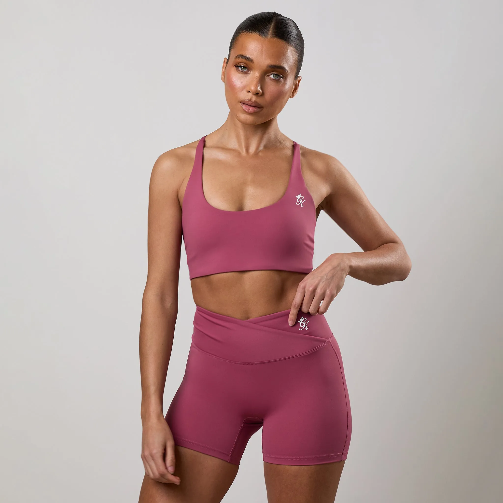 Gym King 365 Twist Back Bra - Berry sold by The Gym King product image thumbnail 2