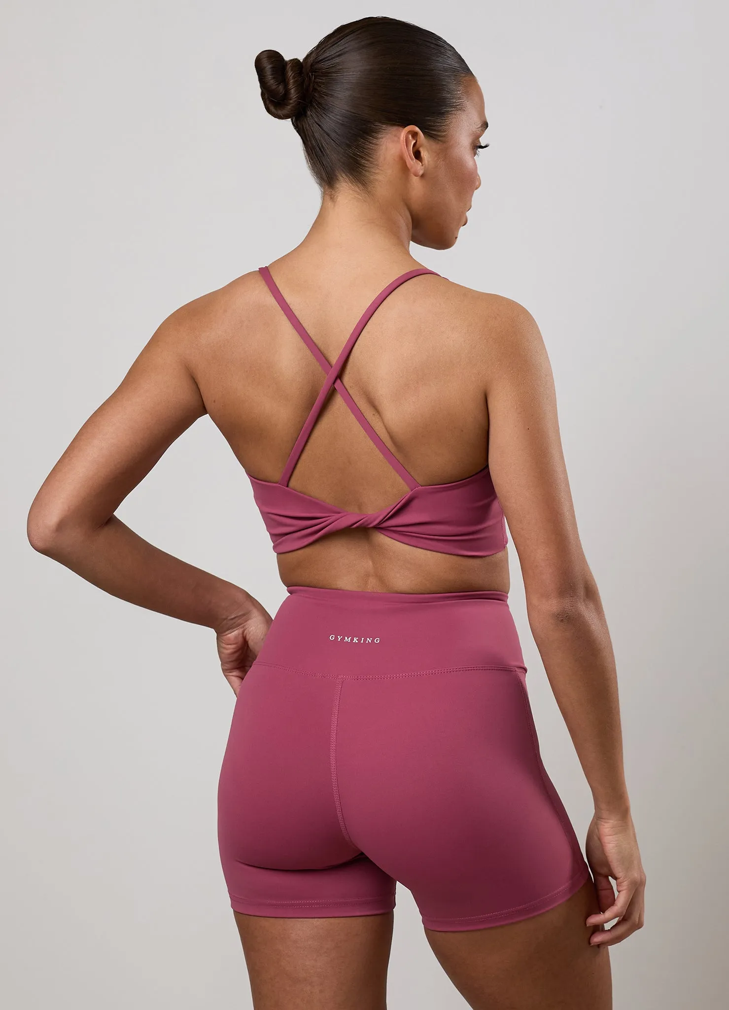 Gym King 365 Twist Back Bra - Berry sold by The Gym King product image thumbnail 5