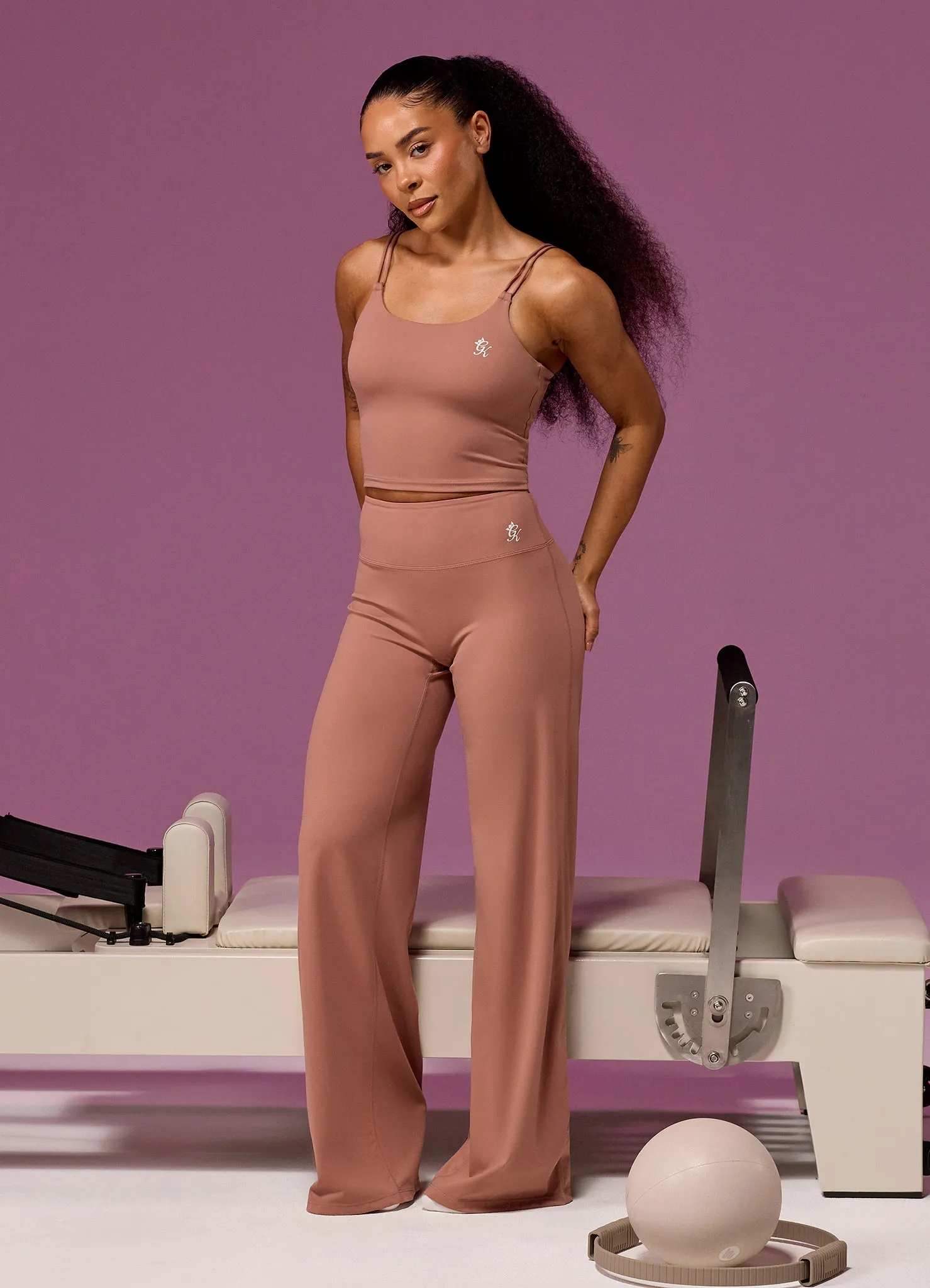 Gym King 365 Straight Leg Yoga Pant Petite - Pale Chestnut sold by The Gym King product image thumbnail 3