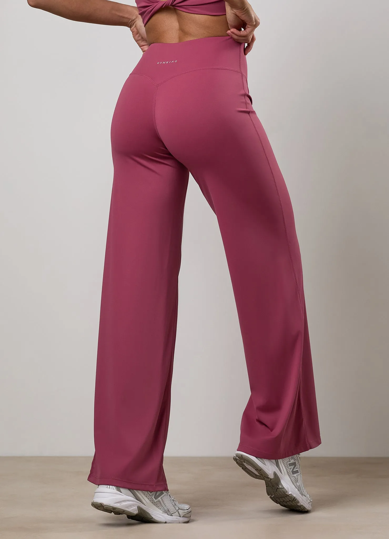 Gym King 365 Straight Leg Yoga Pant Regular - Berry sold by The Gym King product image thumbnail 5