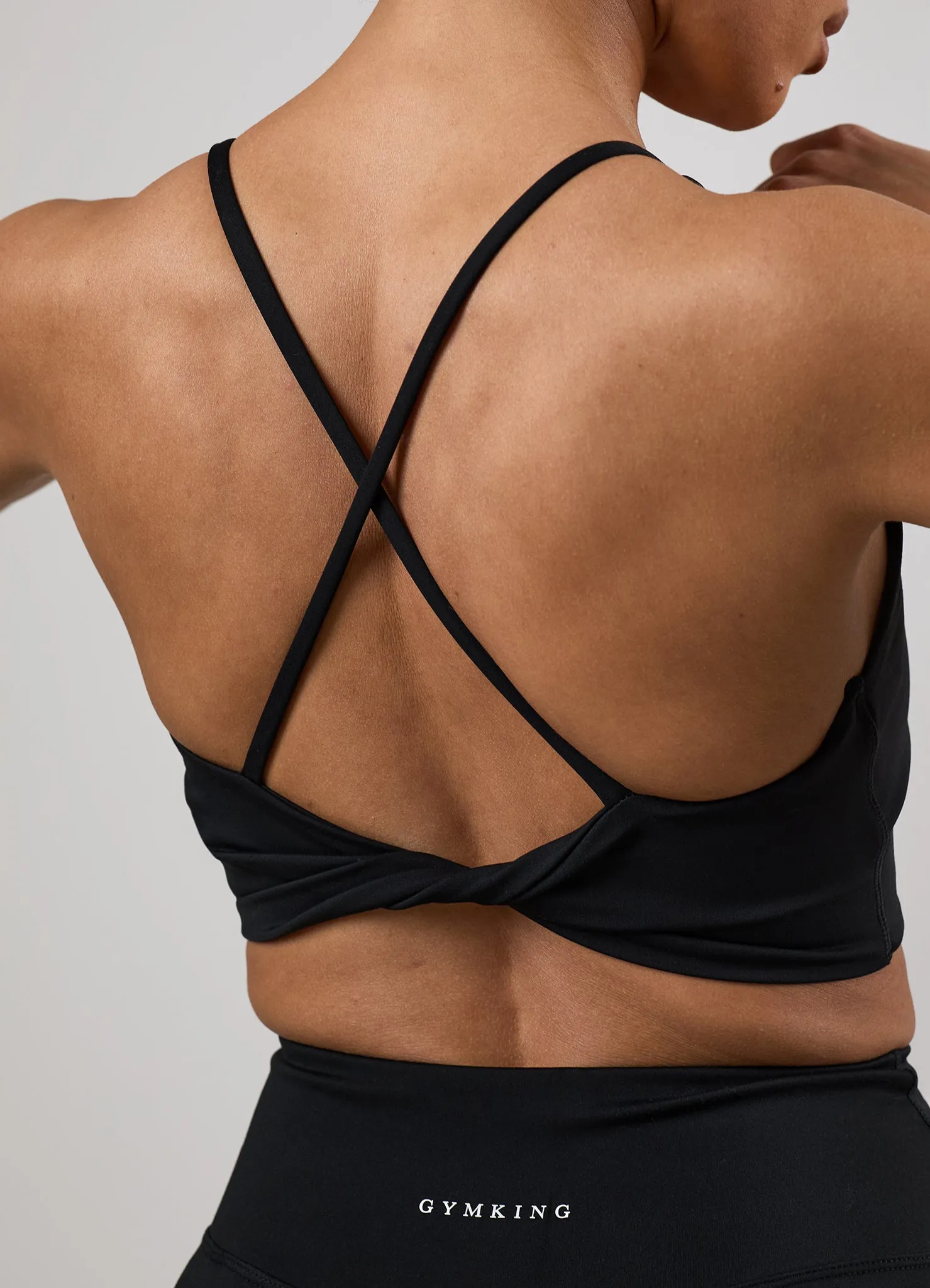 Gym King 365 Twist Back Bra - Black sold by The Gym King product image thumbnail 5