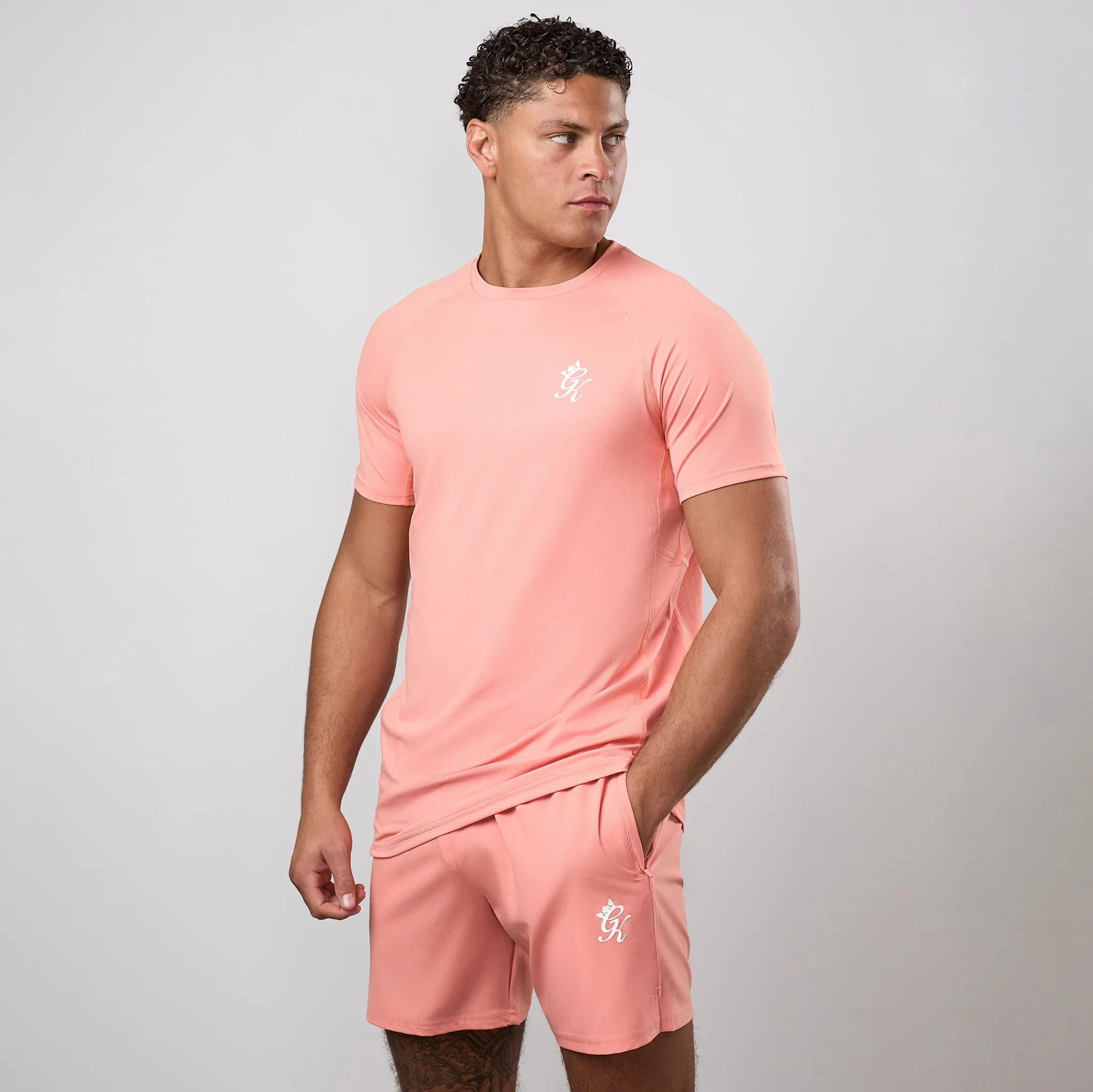 Gym King Energy Tee - Dusty Coral sold by The Gym King product image thumbnail 2