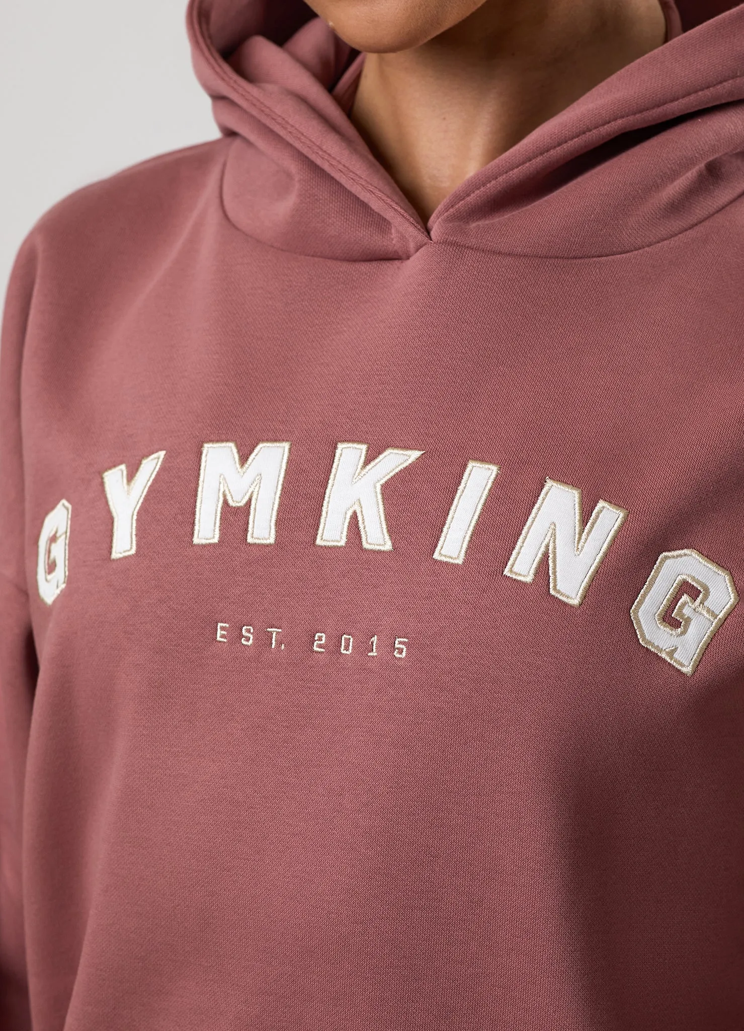 Gym King Shadow Oversized Hoodie - Chestnut sold by The Gym King product image thumbnail 5