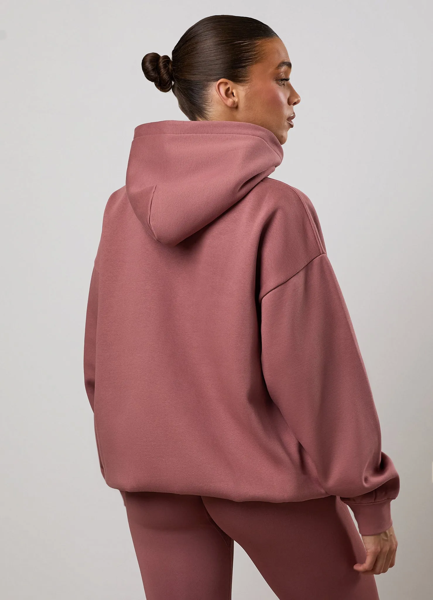 Gym King Shadow Oversized Hoodie - Chestnut sold by The Gym King product image thumbnail 3