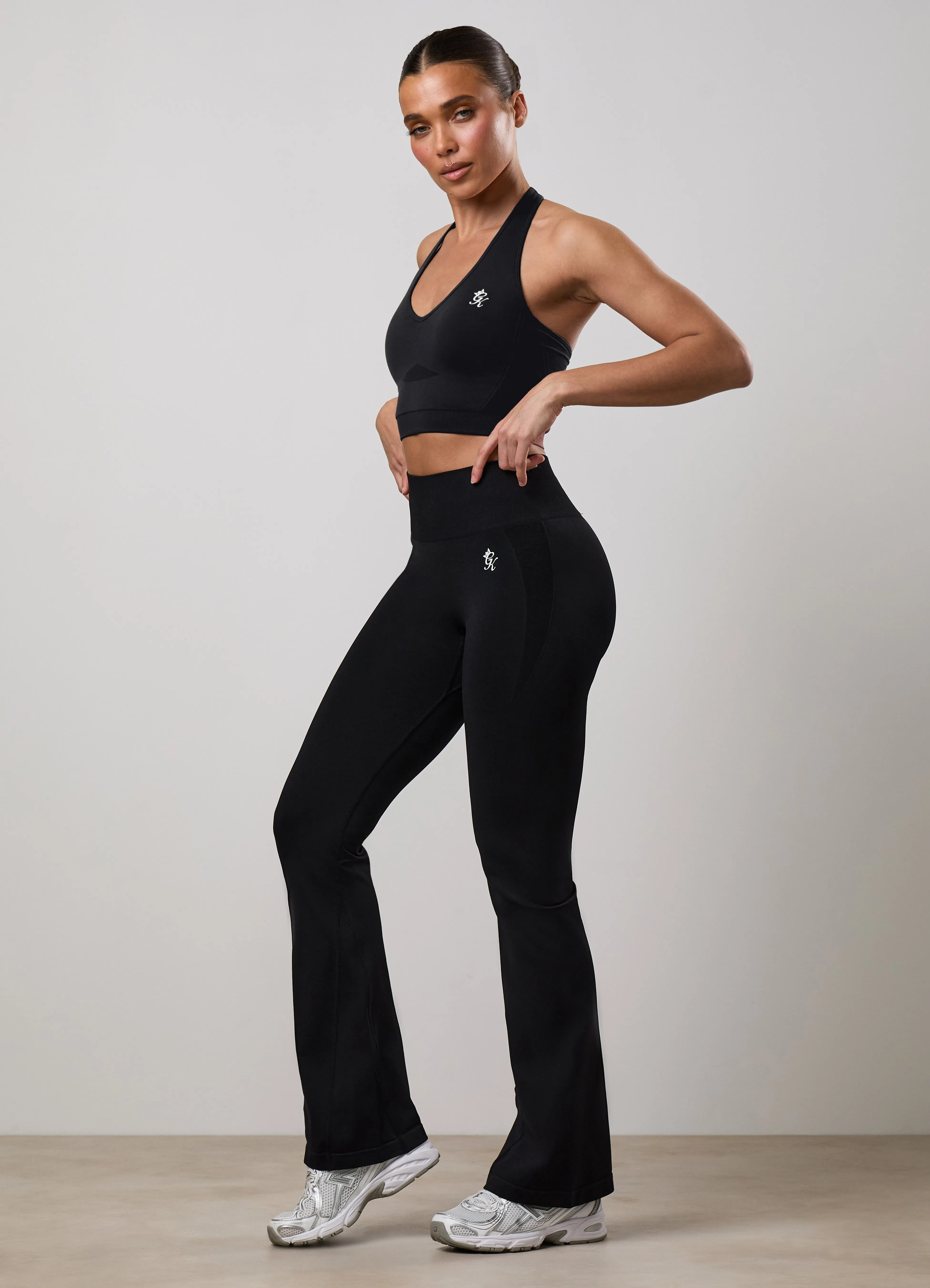 Gym King Power Lightweight Seamless Halterneck Tank - Black sold by The Gym King product image thumbnail 5