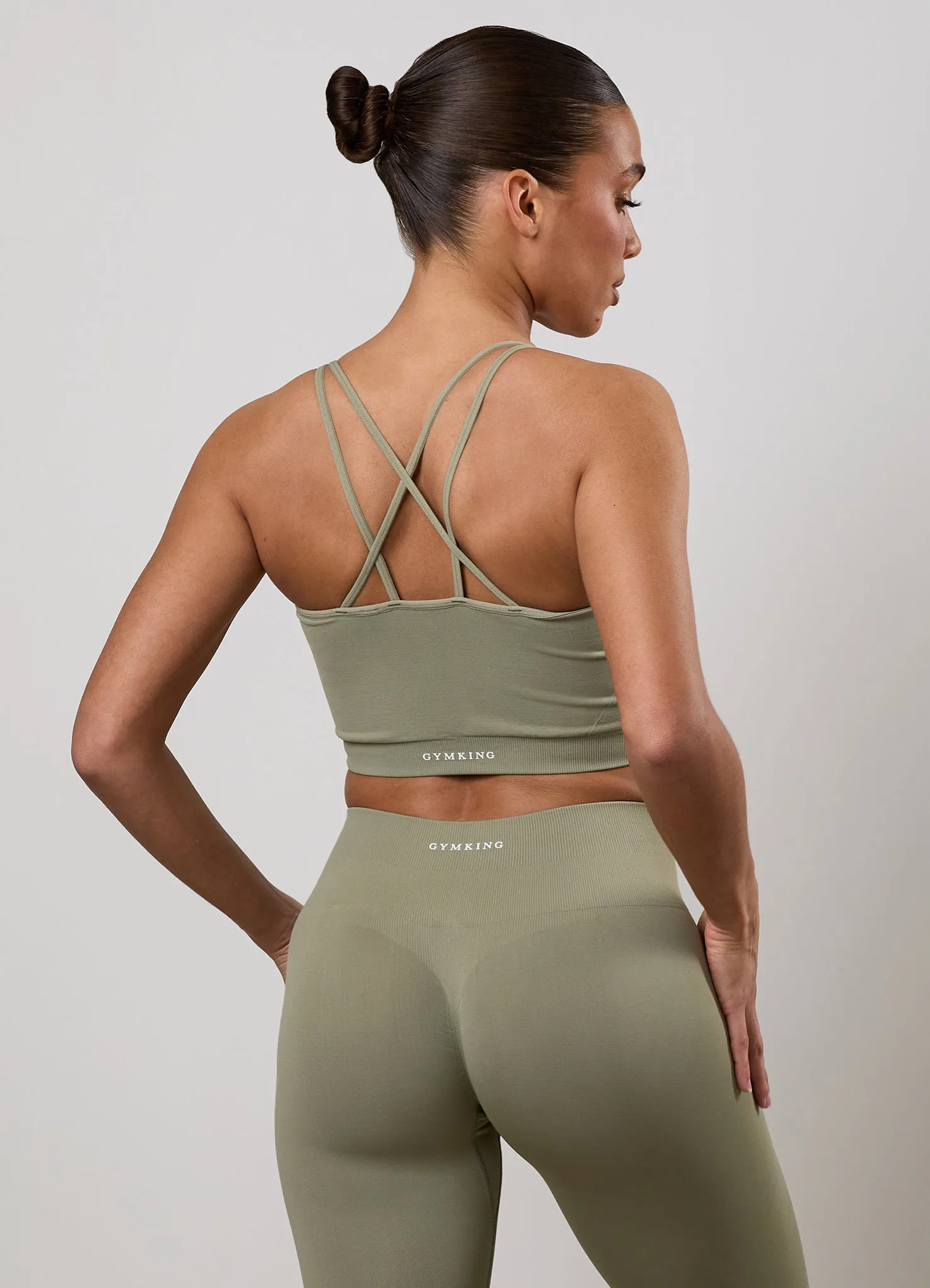Gym King Power Lightweight Seamless Tank - Eucalyptus sold by The Gym King product image thumbnail 3
