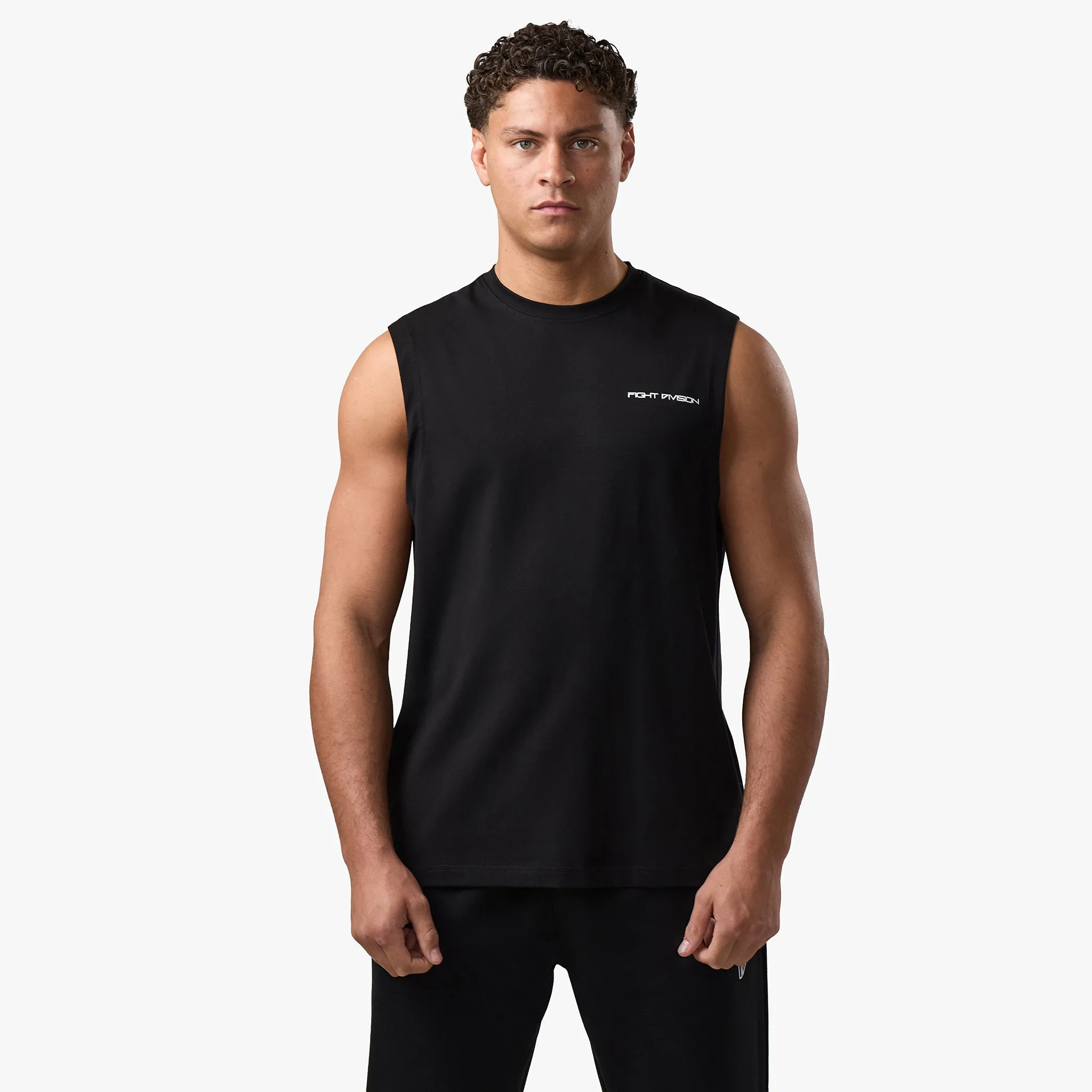 Gym King Fight Division Mindset Tank - Black sold by The Gym King product image thumbnail 2
