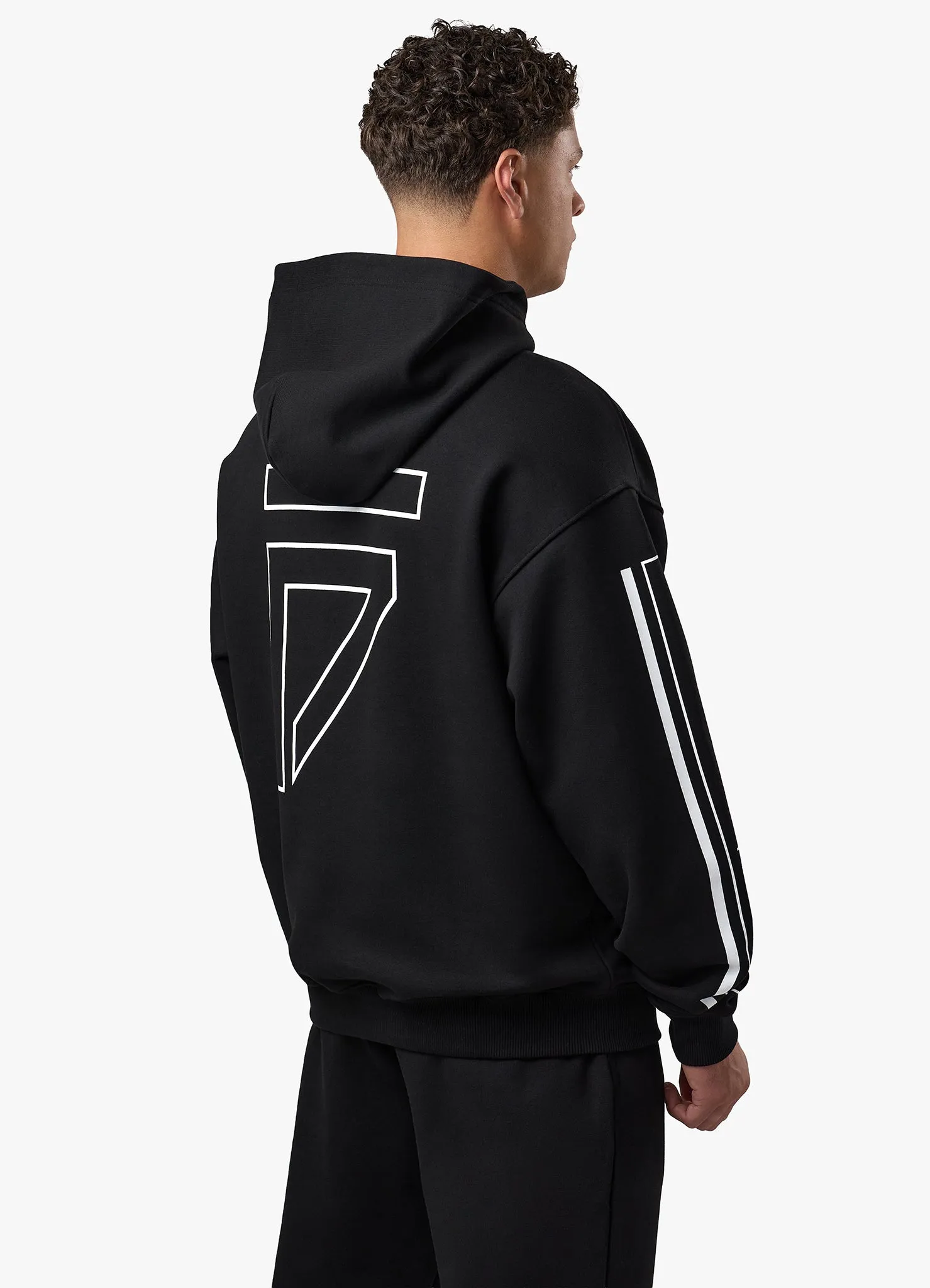 Gym King Fight Division Outline Hoodie - Black sold by The Gym King product image thumbnail 4