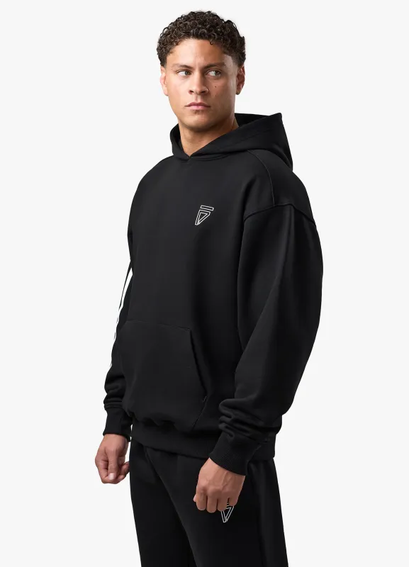 Gym King Fight Division Outline Hoodie - Black made by The Gym King