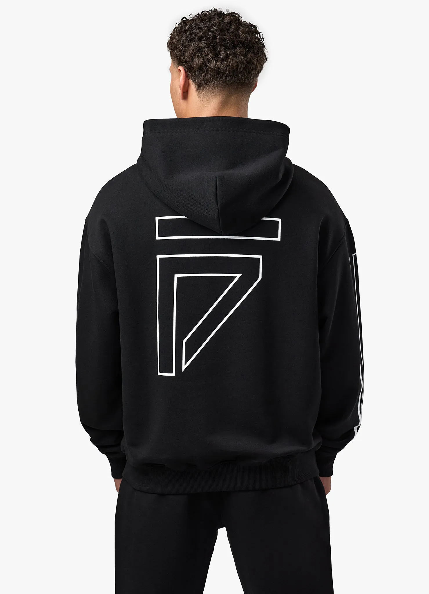 Gym King Fight Division Outline Hoodie - Black sold by The Gym King product image thumbnail 5