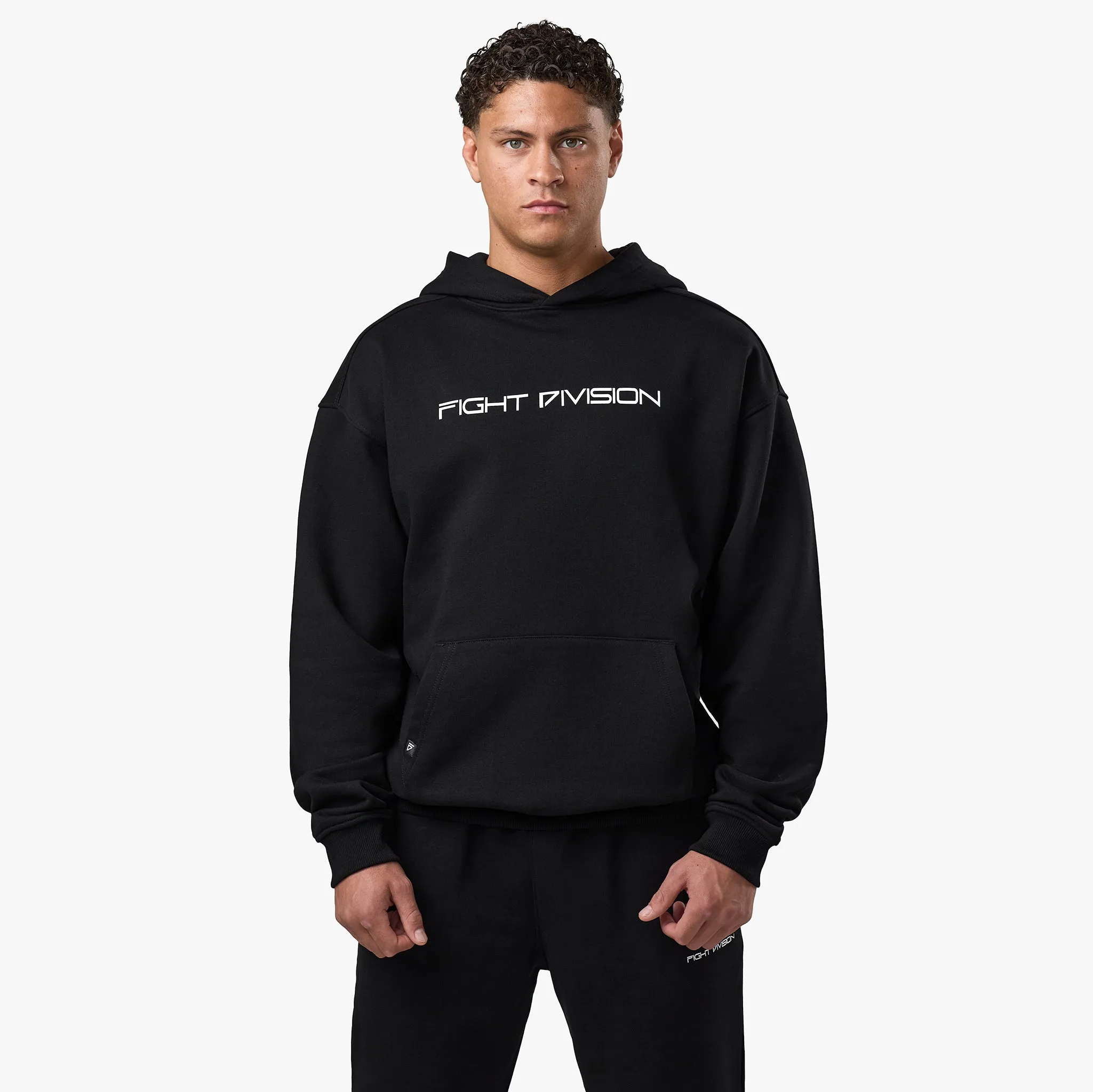 Gym King Fight Division Essential Hoodie - Black sold by The Gym King product image thumbnail 2
