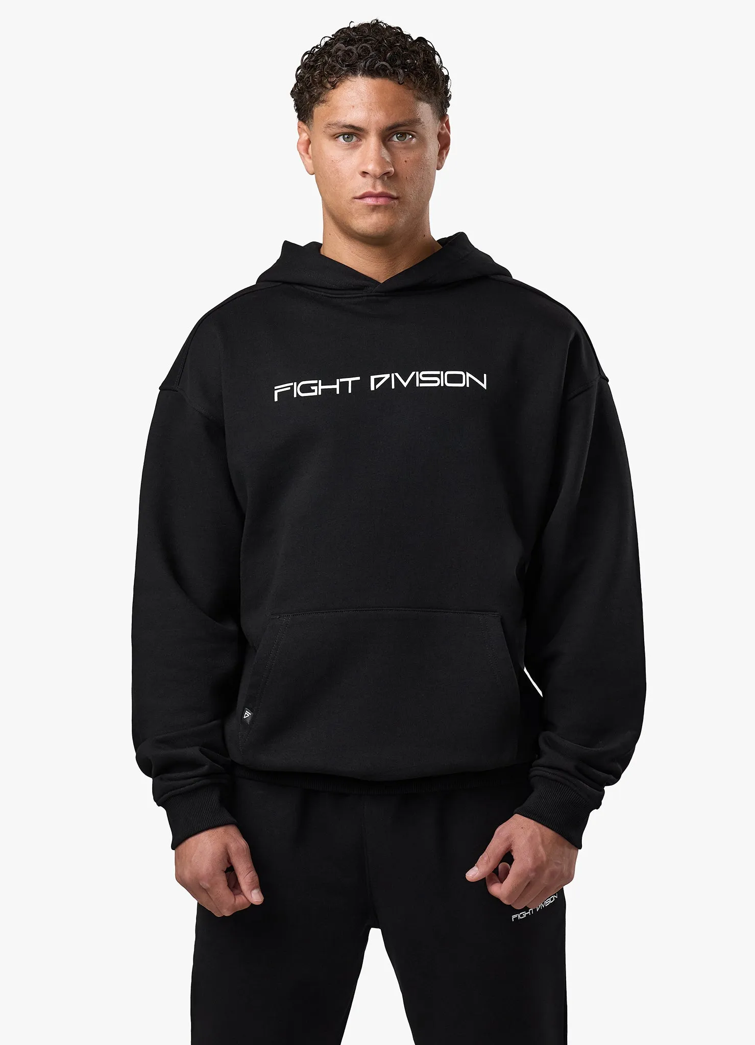 Gym King Fight Division Essential Hoodie - Black sold by The Gym King product image thumbnail 3