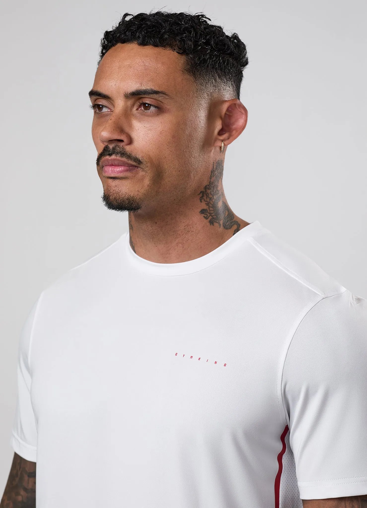 Gym King Synergy Tee - White sold by The Gym King product image thumbnail 5