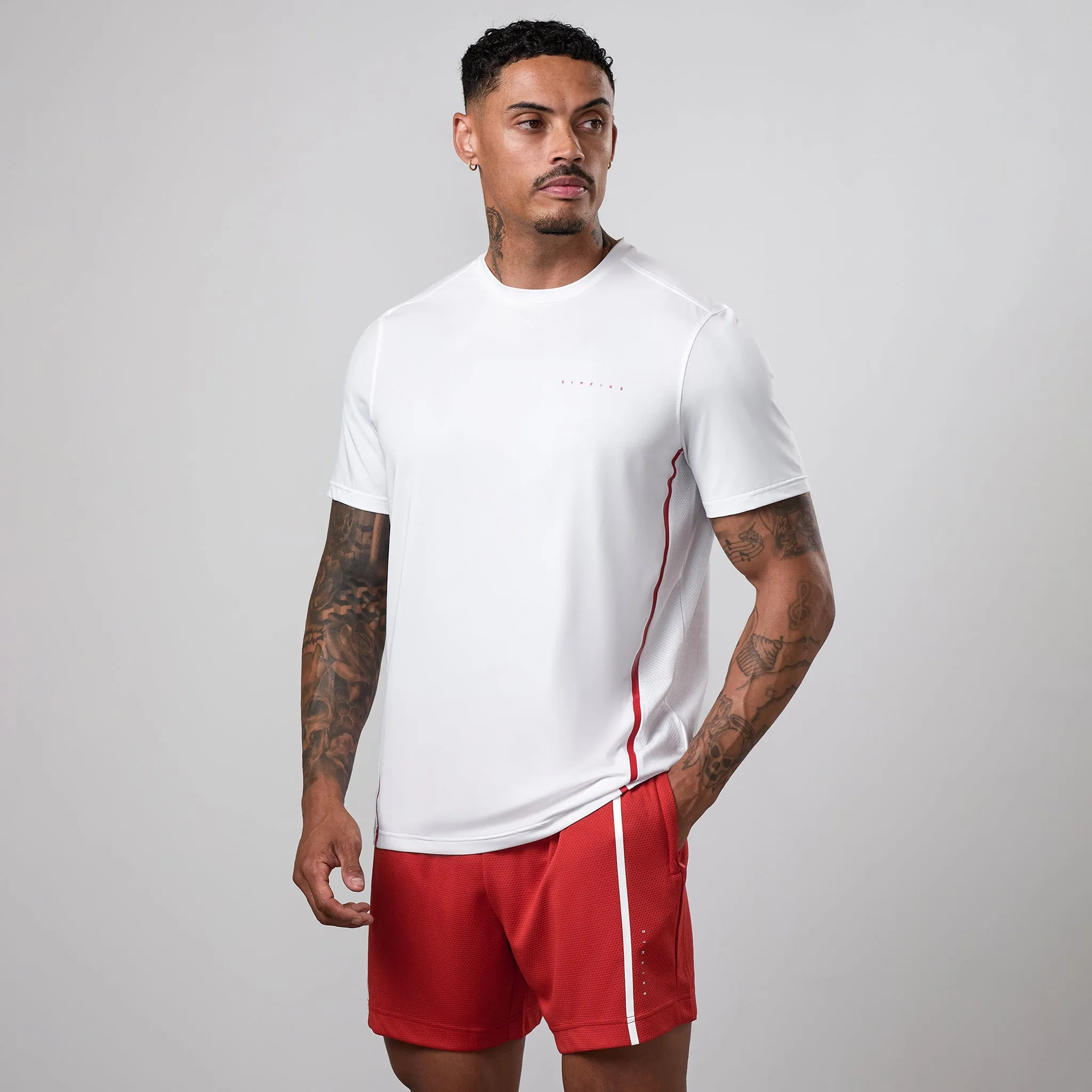 Gym King Synergy Tee - White sold by The Gym King product image thumbnail 2