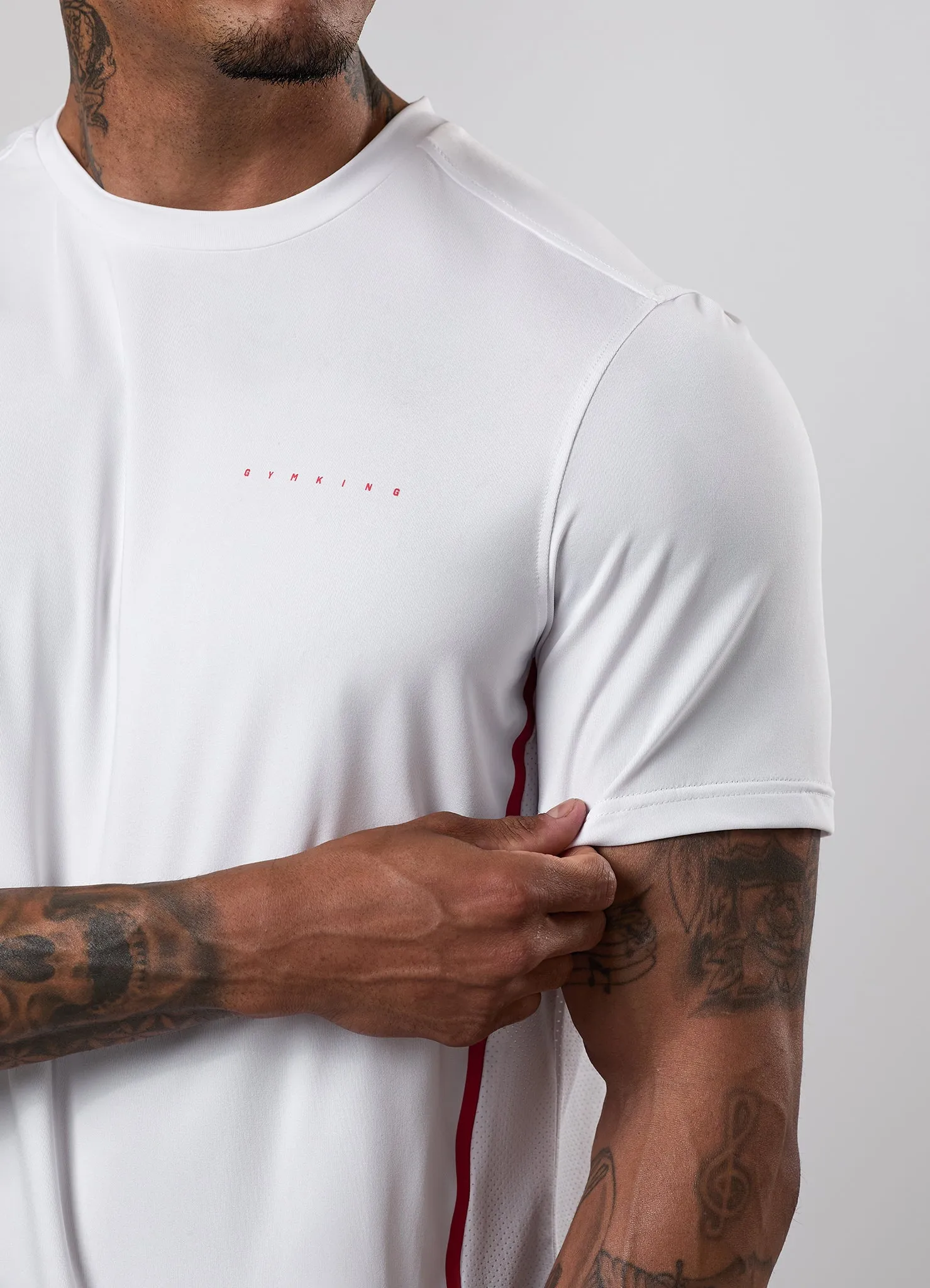 Gym King Synergy Tee - White sold by The Gym King product image thumbnail 4