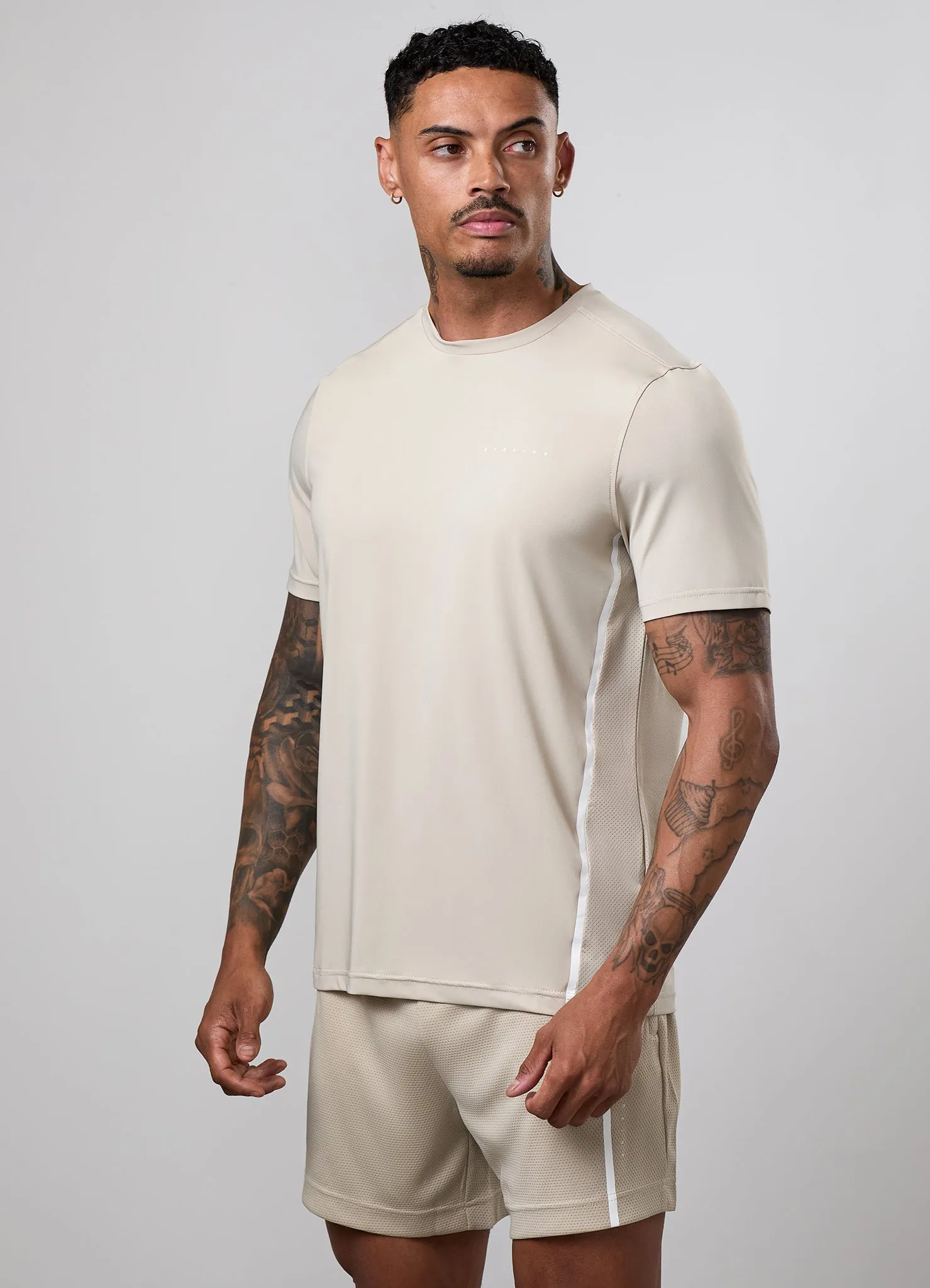 Gym King Synergy T-Shirt - Vanilla Brown sold by The Gym King