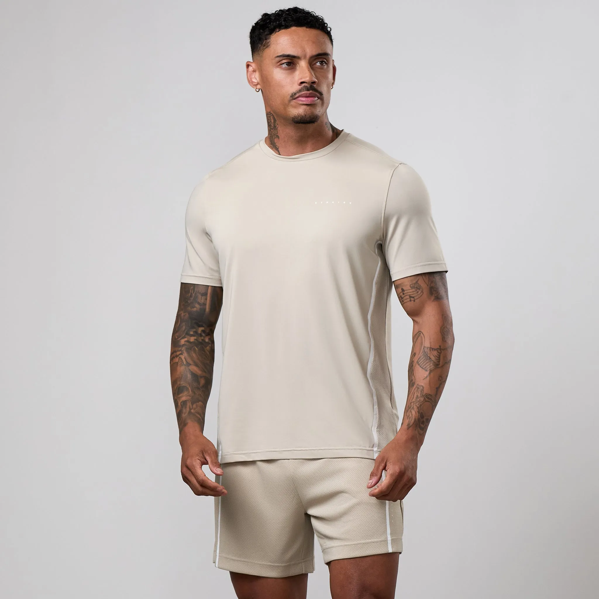 Gym King Synergy T-Shirt - Vanilla Brown sold by The Gym King product image thumbnail 2