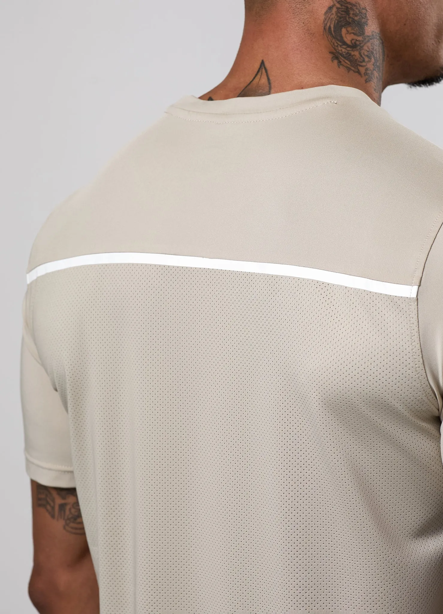 Gym King Synergy T-Shirt - Vanilla Brown sold by The Gym King product image thumbnail 4