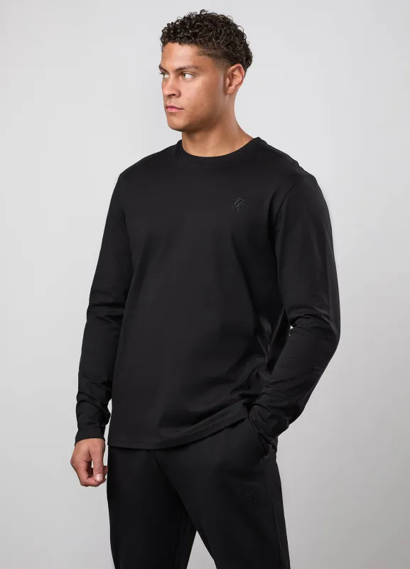 Gym King Victory Jersey Long Sleeve Tee - Black made by The Gym King