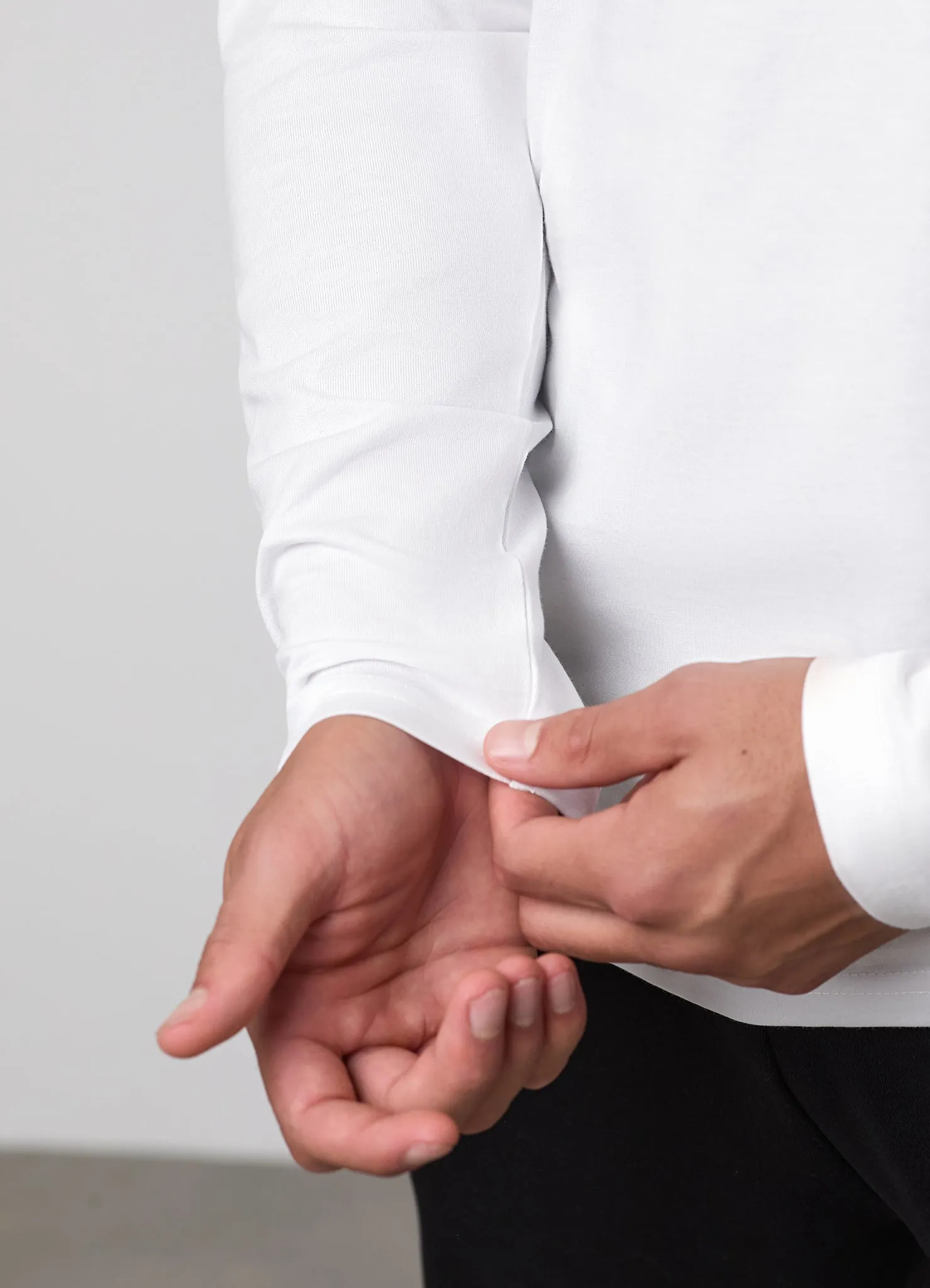 Gym King Victory Jersey Long Sleeve Tee - White sold by The Gym King product image thumbnail 5