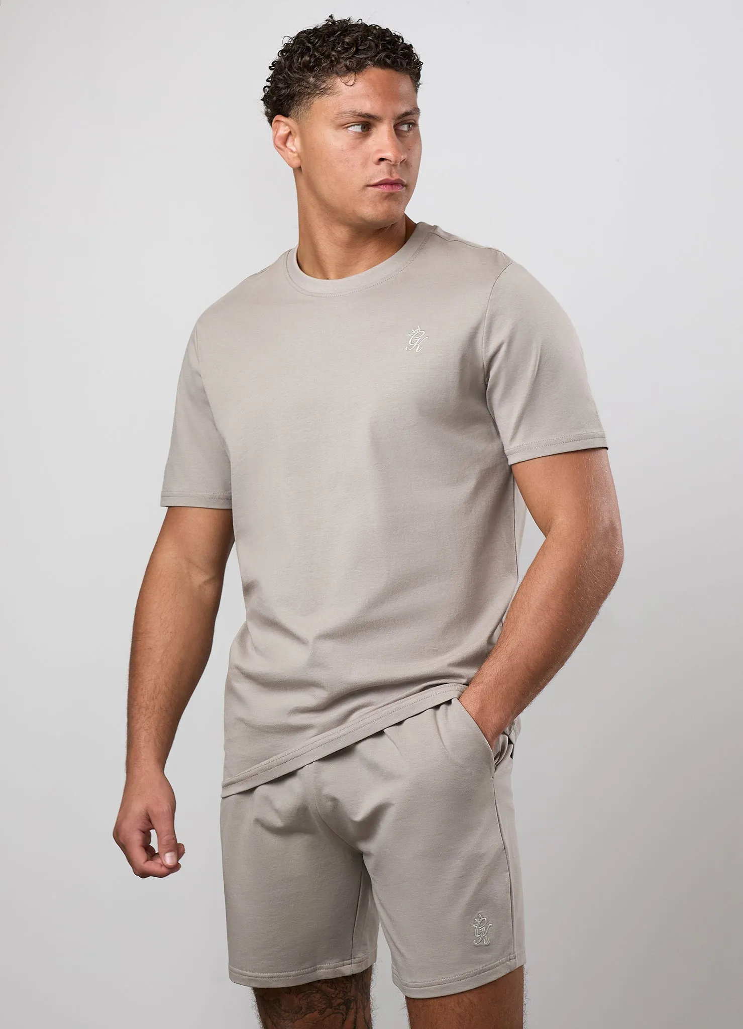 Gym King Victory Jersey T-Shirt - Taupe sold by The Gym King