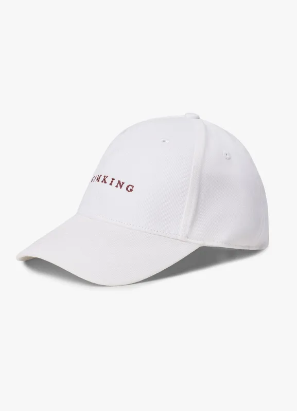 Gym King Linear Pitcher Cap - Cream / Chestnut made by The Gym King