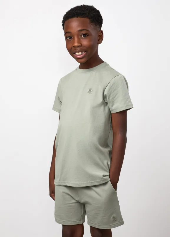 Gym King Younger Kids Victory Jersey T-Shirt - Soft Khaki made by The Gym King