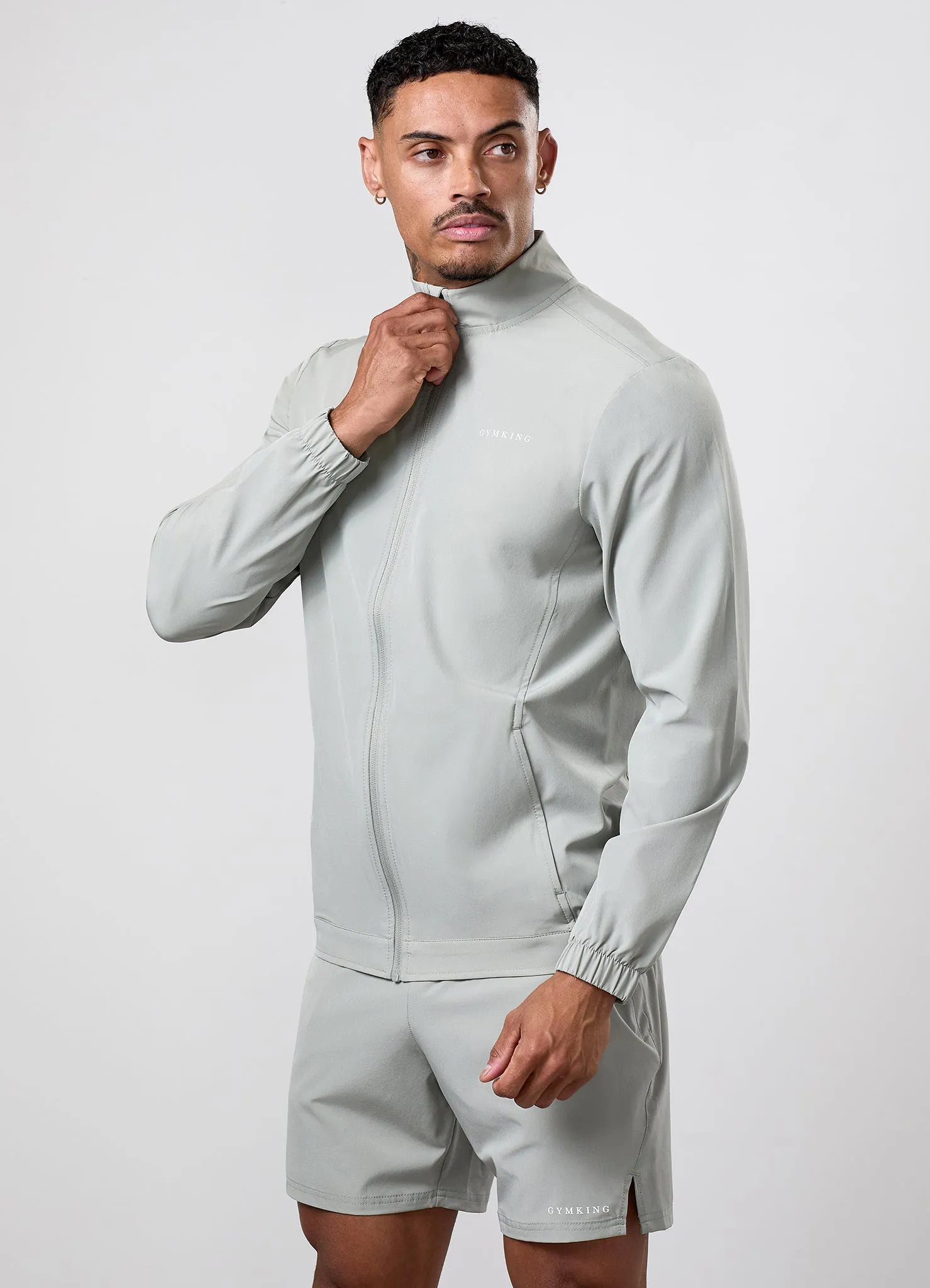 Gym King Limitless Woven Jacket - Soft Sage sold by The Gym King product image thumbnail 3