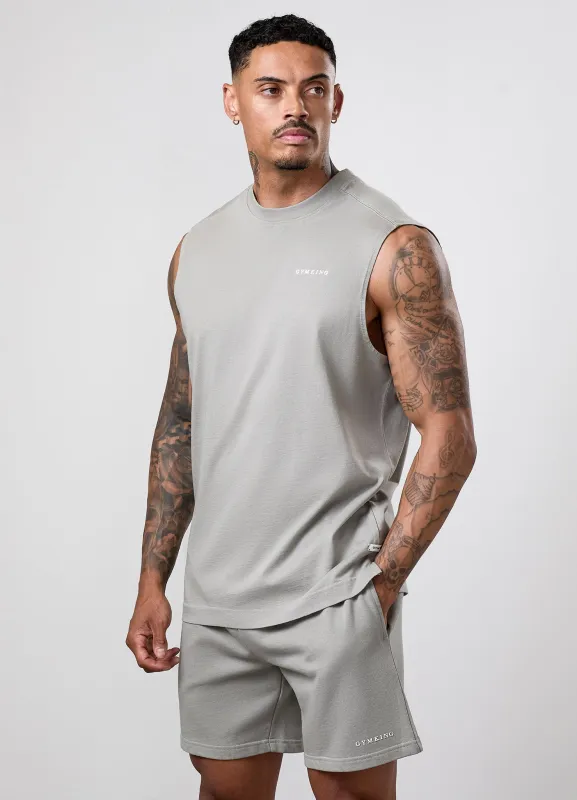 Gym King Limitless Washed Tank - Soft Sage made by The Gym King