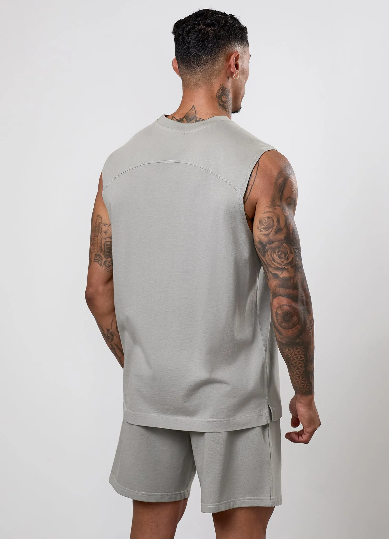 Gym King Limitless Washed Tank - Soft Sage sold by The Gym King product image thumbnail 3