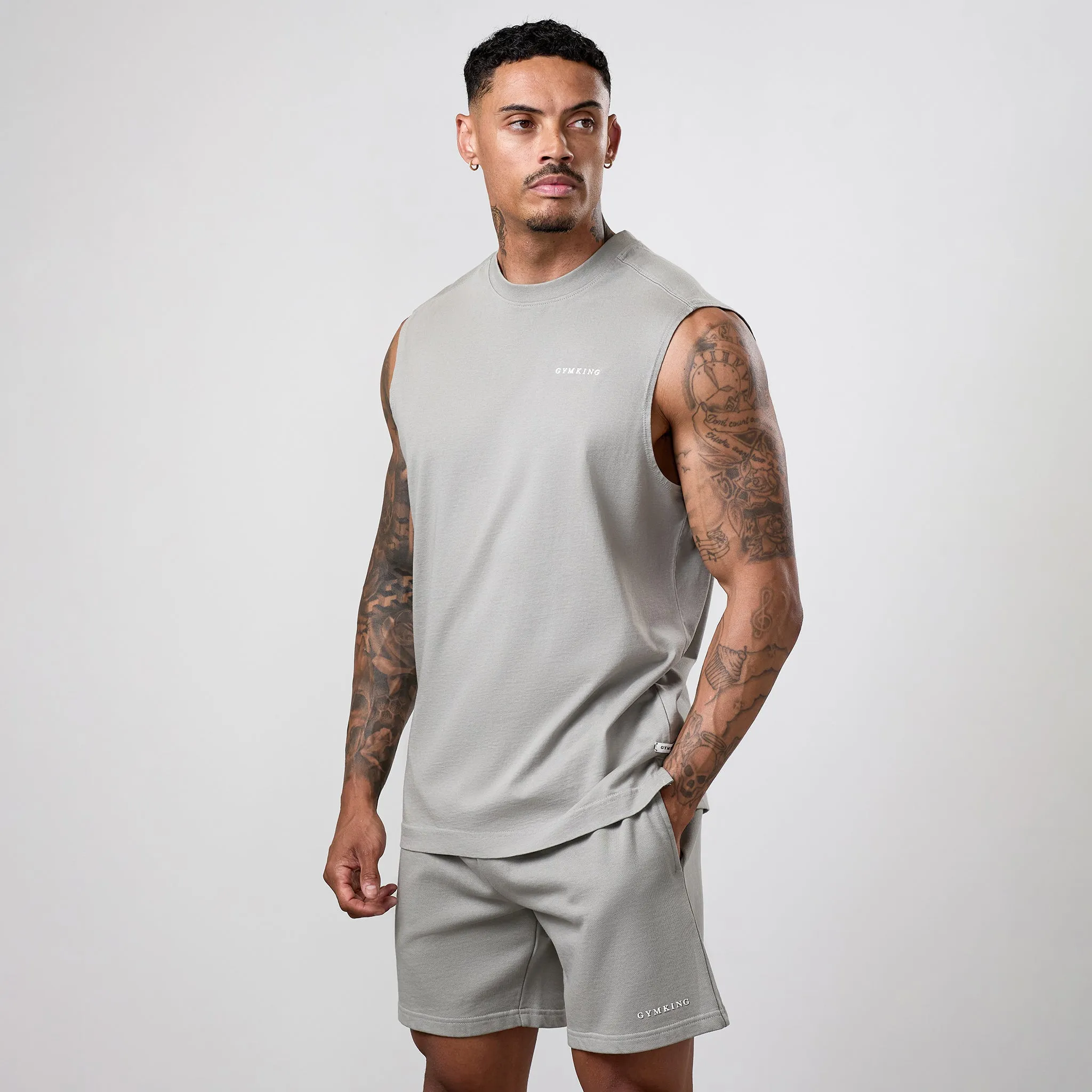 Gym King Limitless Washed Tank - Soft Sage sold by The Gym King product image thumbnail 2