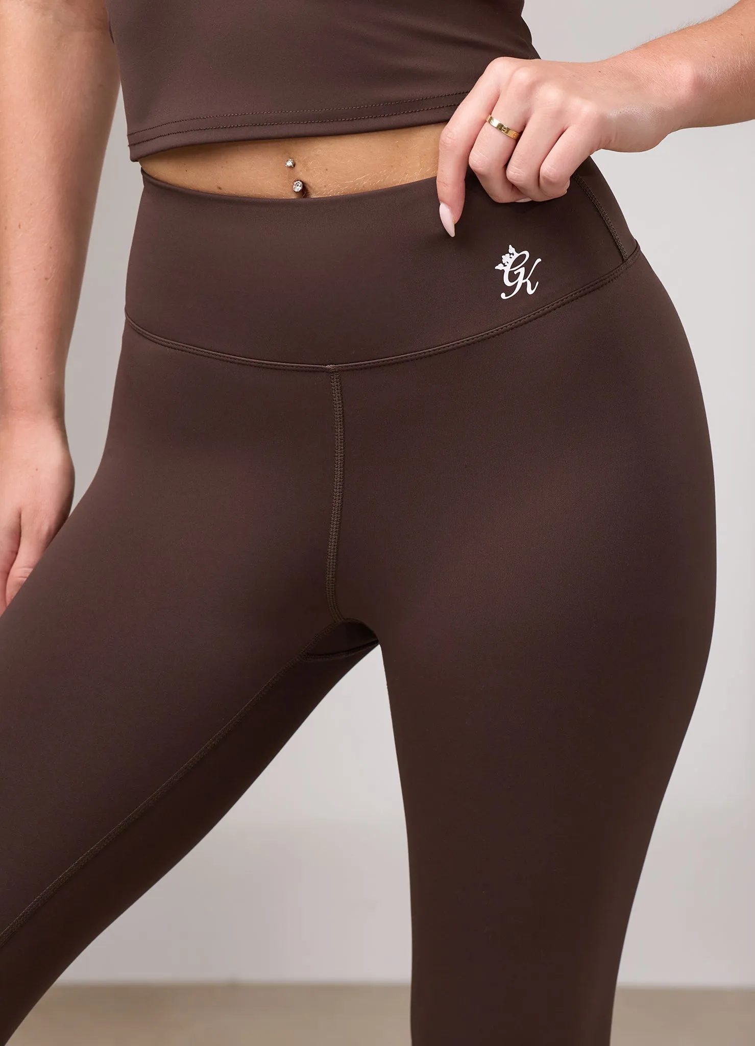 Gym King 365 Legging- Dark Chocolate sold by The Gym King product image thumbnail 5
