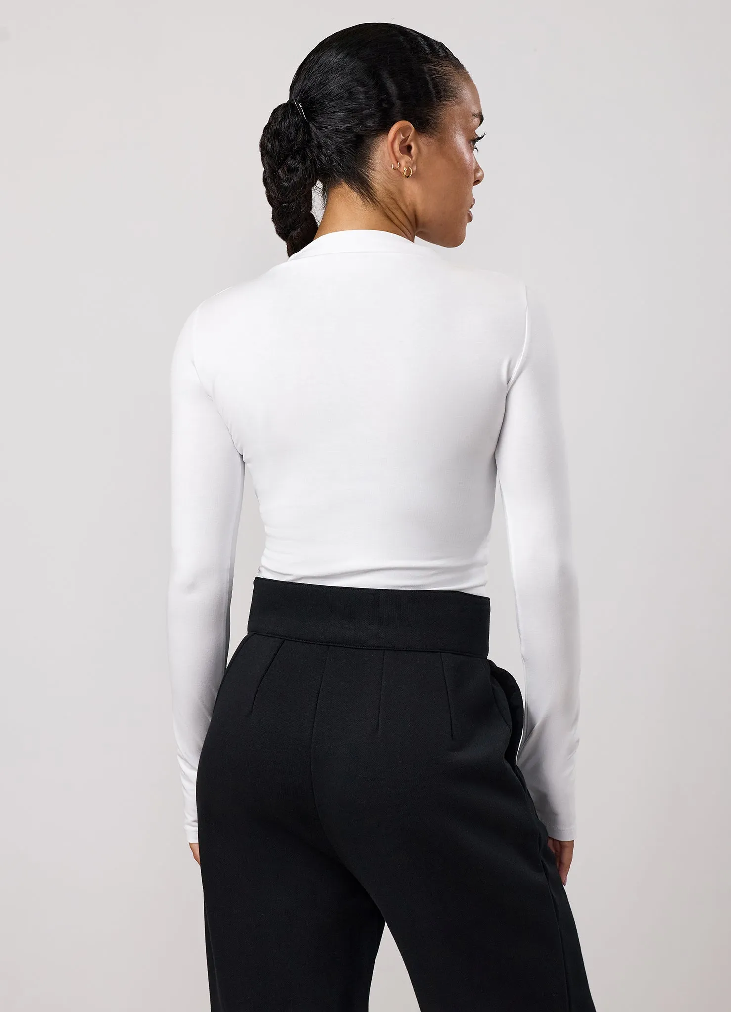 Gym King Precision Long Sleeve Tee - White sold by The Gym King product image thumbnail 3