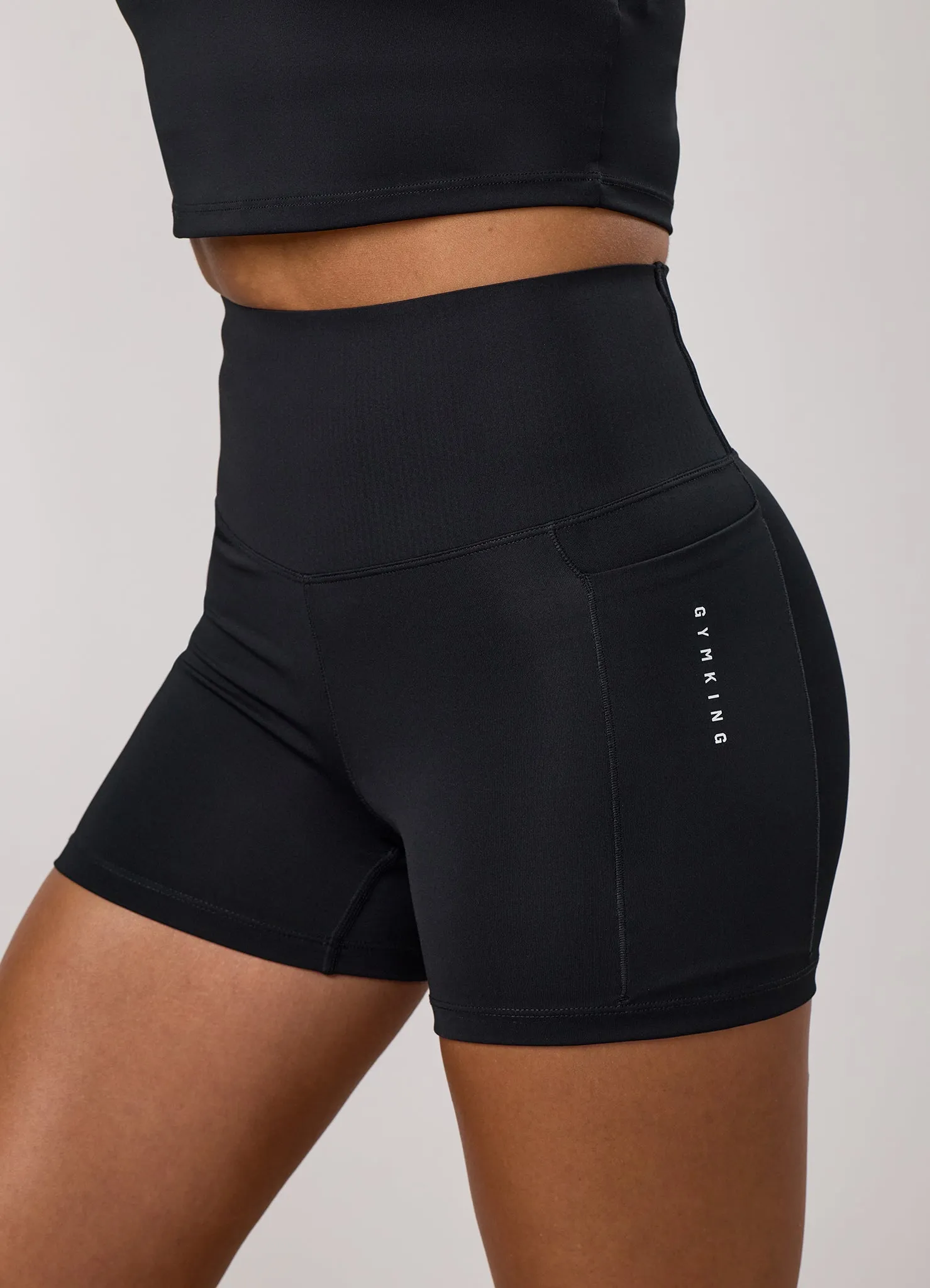 Gym King Precision 4" Short - Black sold by The Gym King product image thumbnail 5